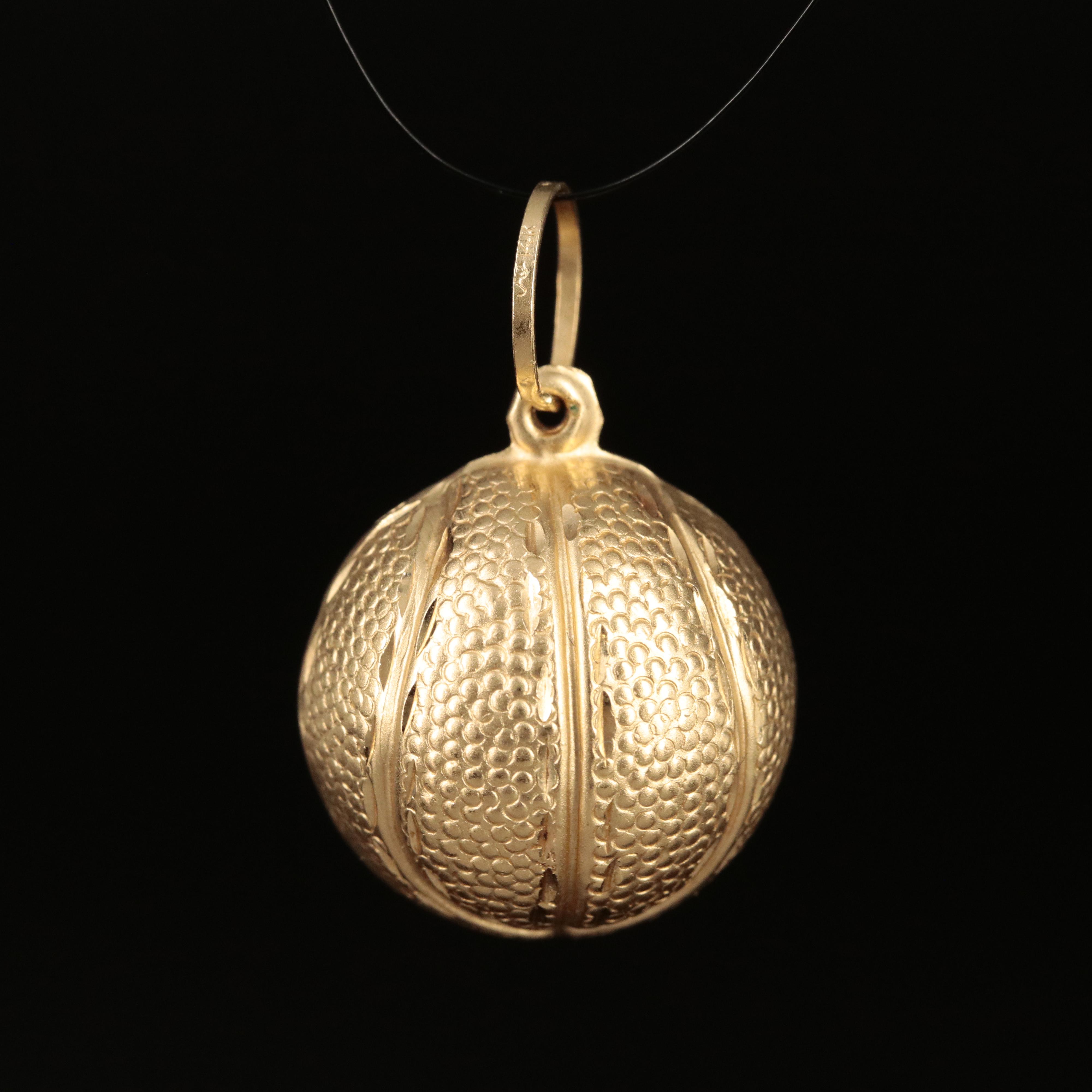 Michael Anthony 14K Basketball Charm