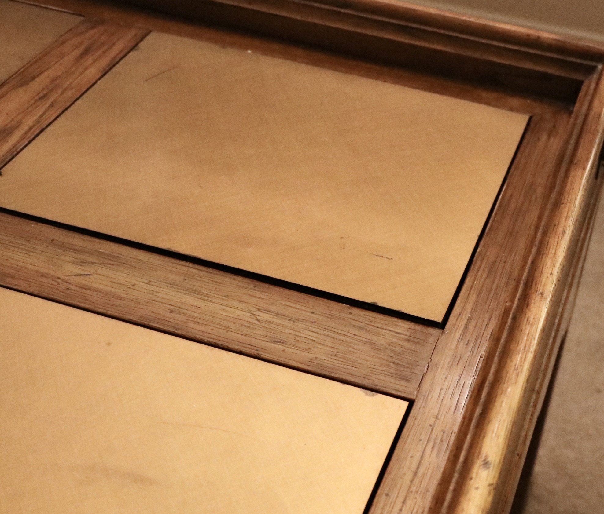 Drexel Heritage Campaign Style Pecan End Table and Coffee Table