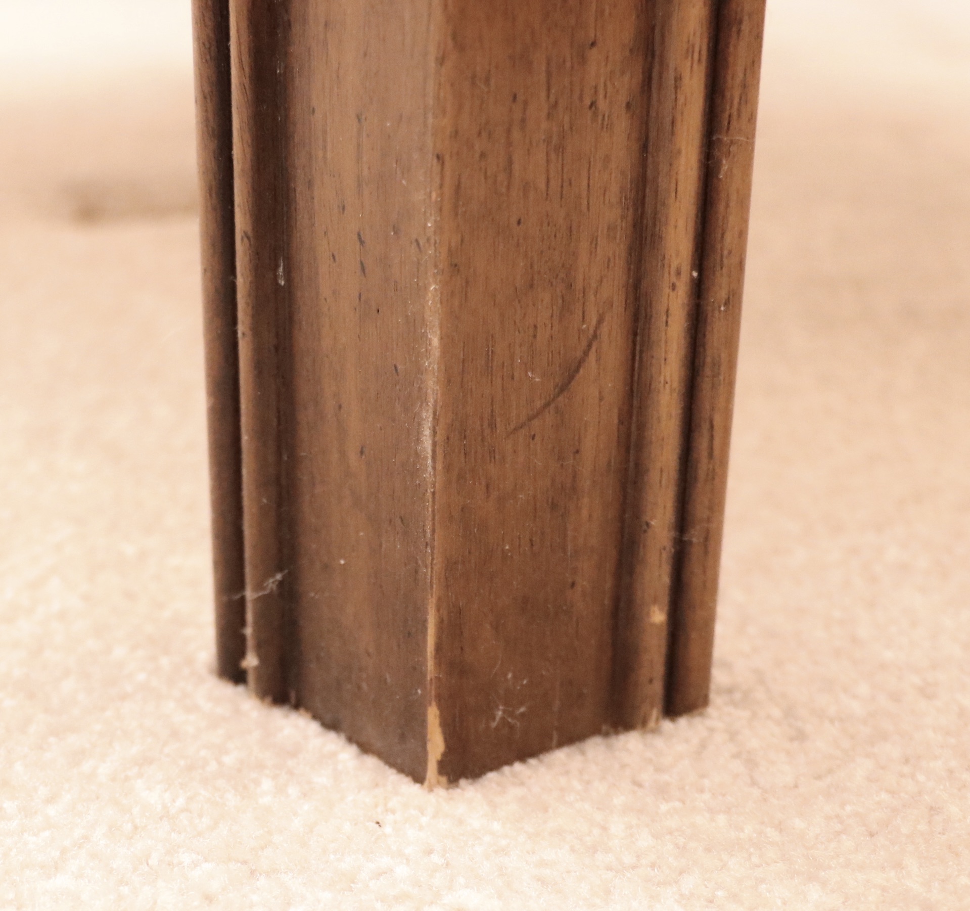 Drexel Heritage Campaign Style Pecan End Table and Coffee Table