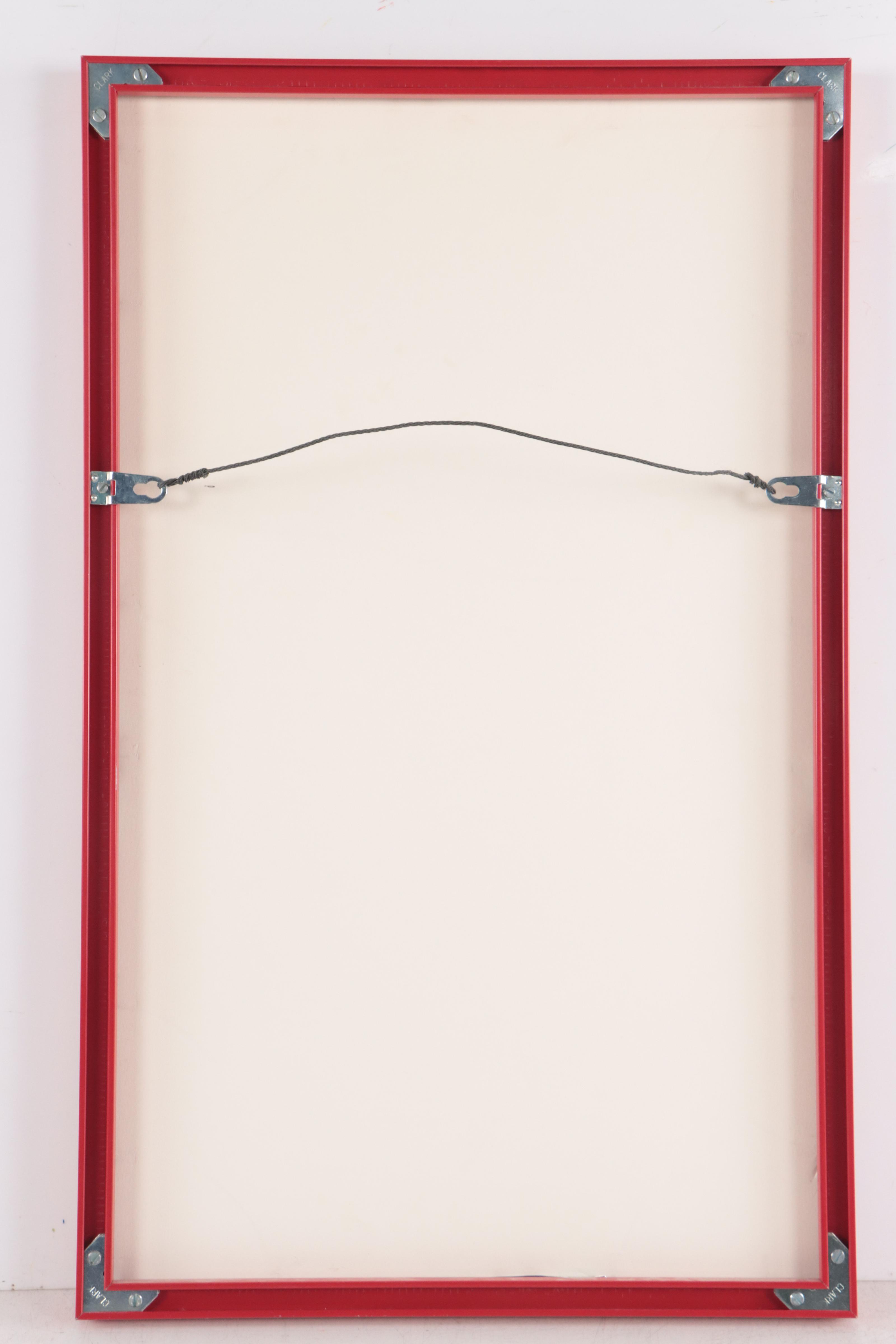 Color Lithograph Concert Poster After Wes Wilson