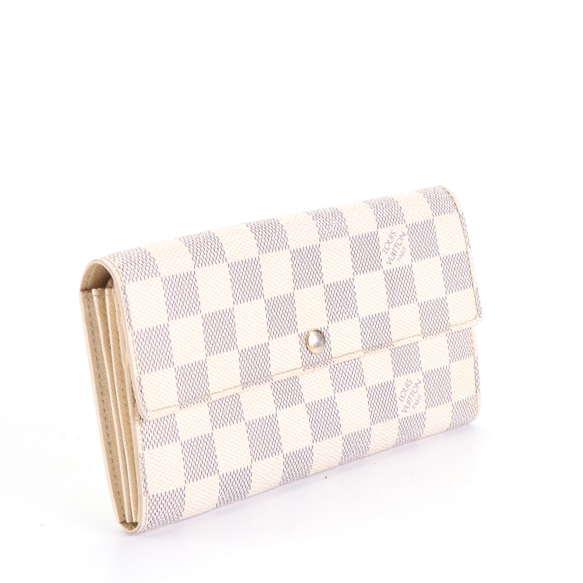 Louis Vuitton Sarah Wallet in Damier Azur Canvas