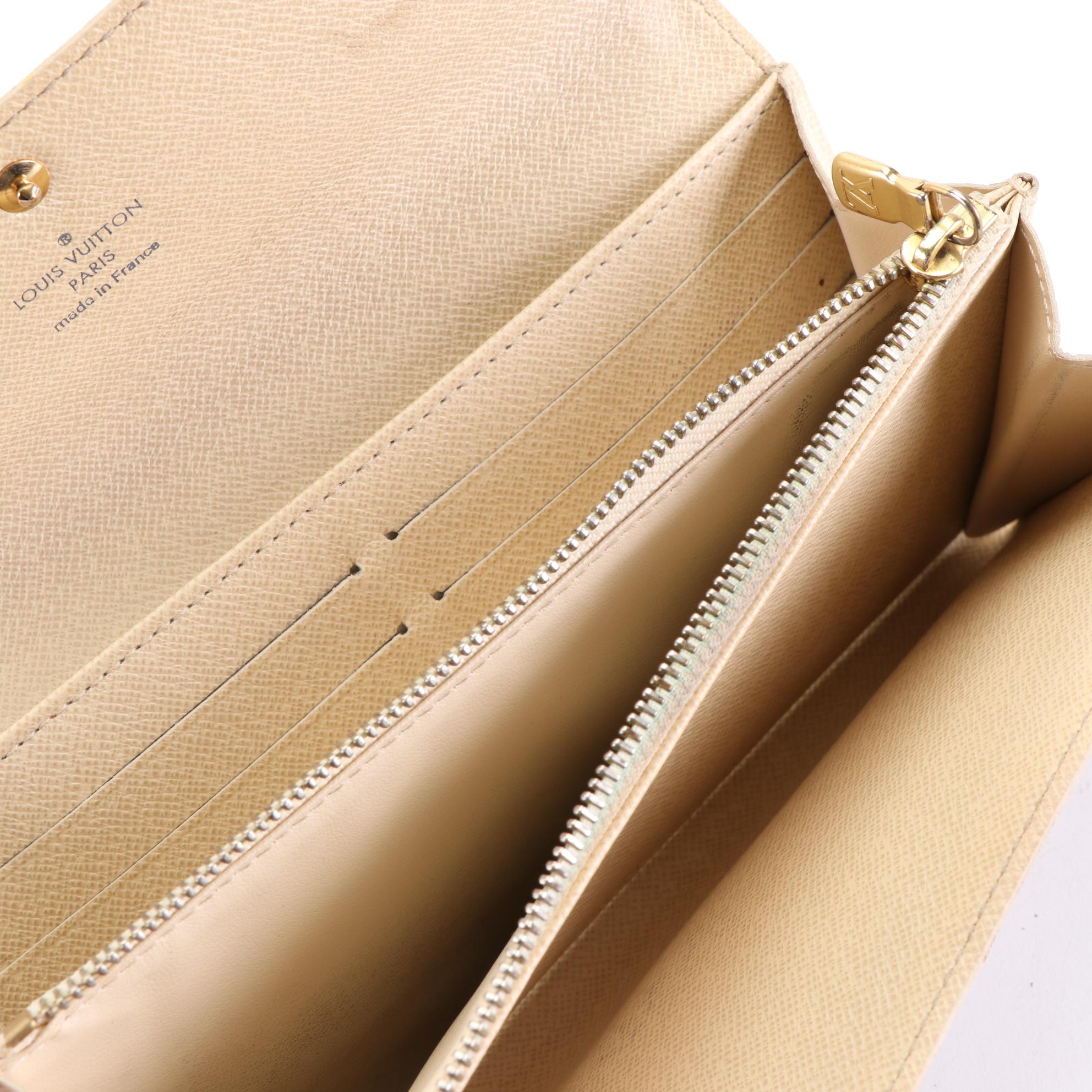 Louis Vuitton Sarah Wallet in Damier Azur Canvas