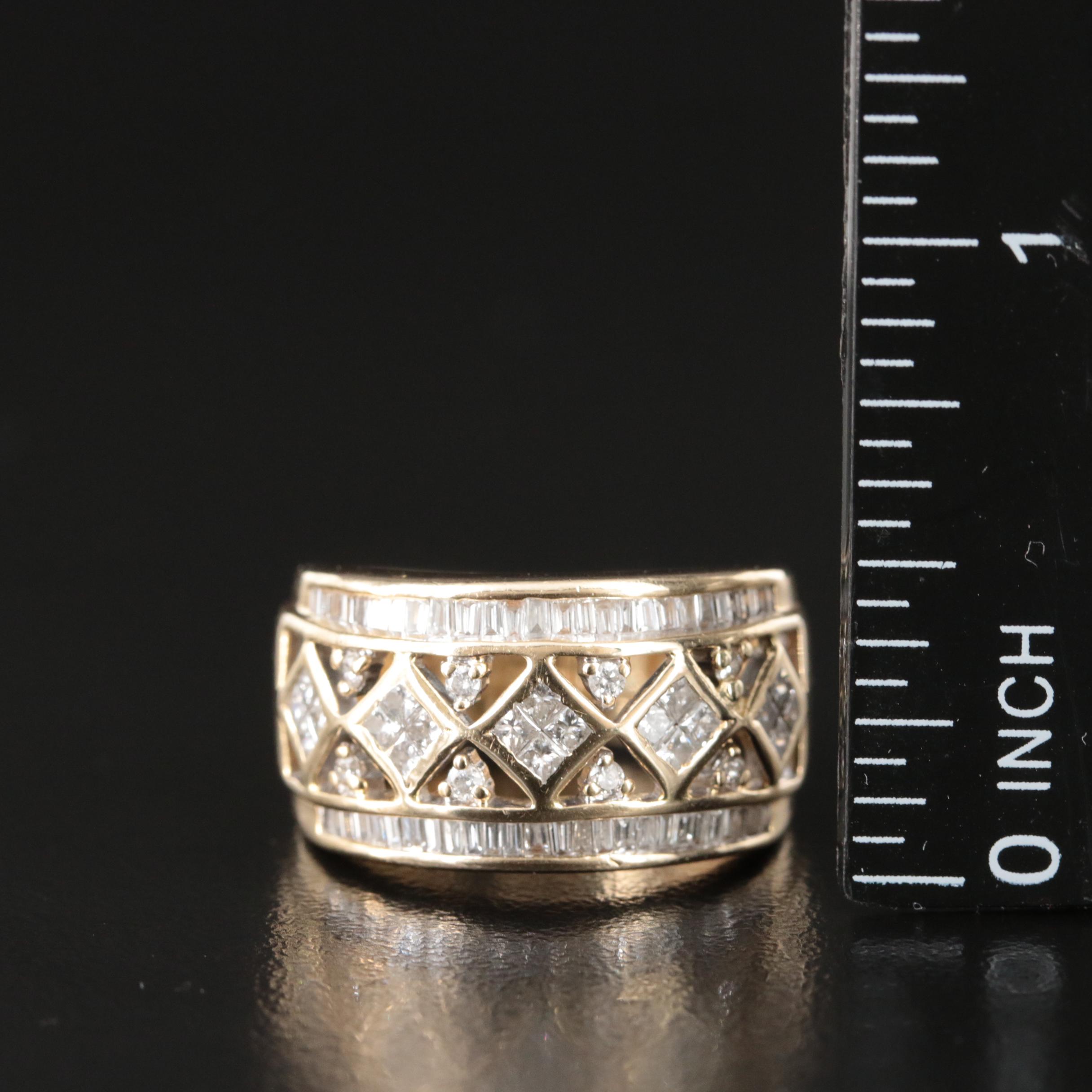 14K Gold 1.00 CTW Diamond Ring
