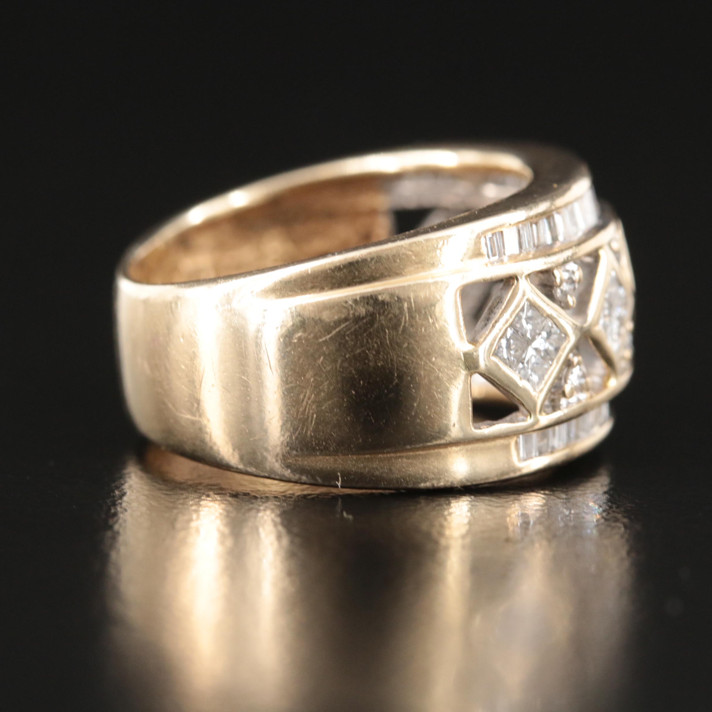 14K Gold 1.00 CTW Diamond Ring