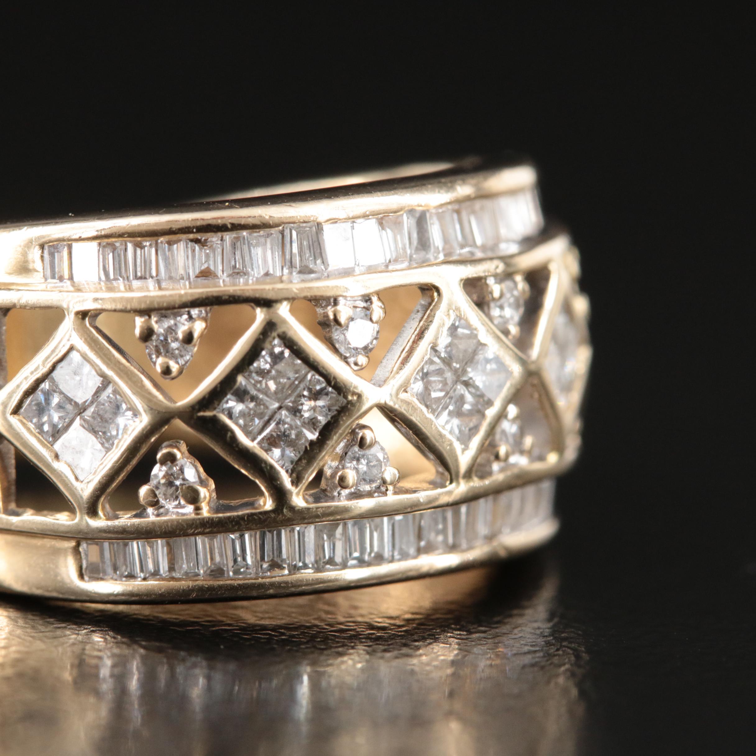 14K Gold 1.00 CTW Diamond Ring