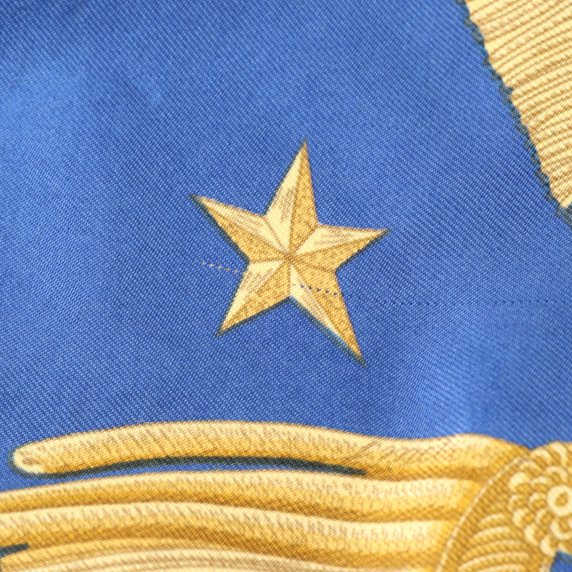 Hermès "Poste et Cavalerie" Silk Twill Scarf 90