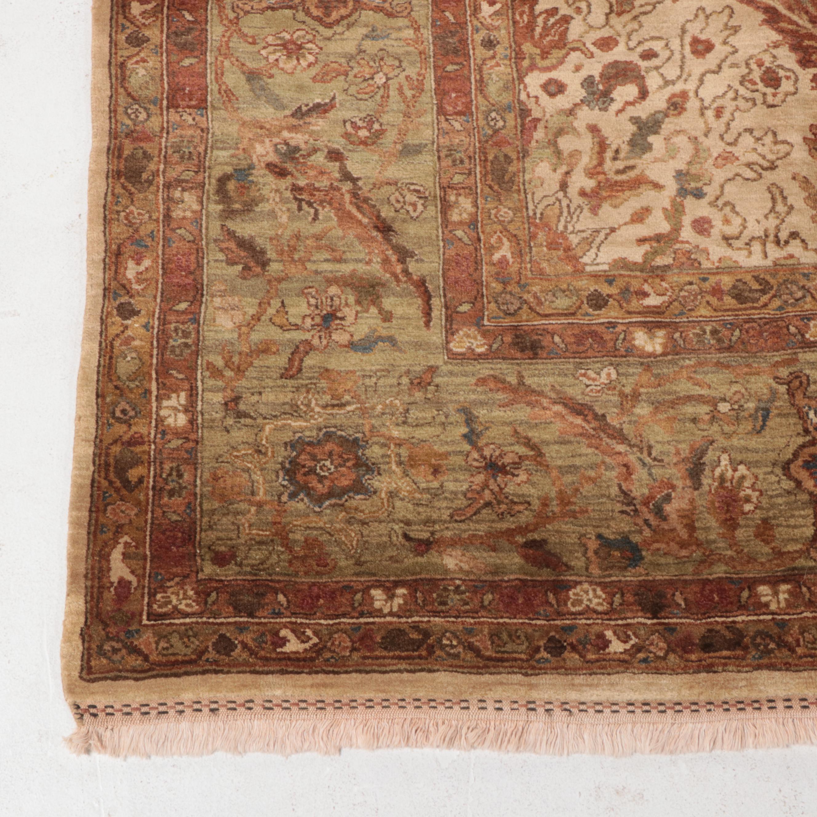 8'9 x 12'6 Hand-Knotted Turkish Oushak Area Rug