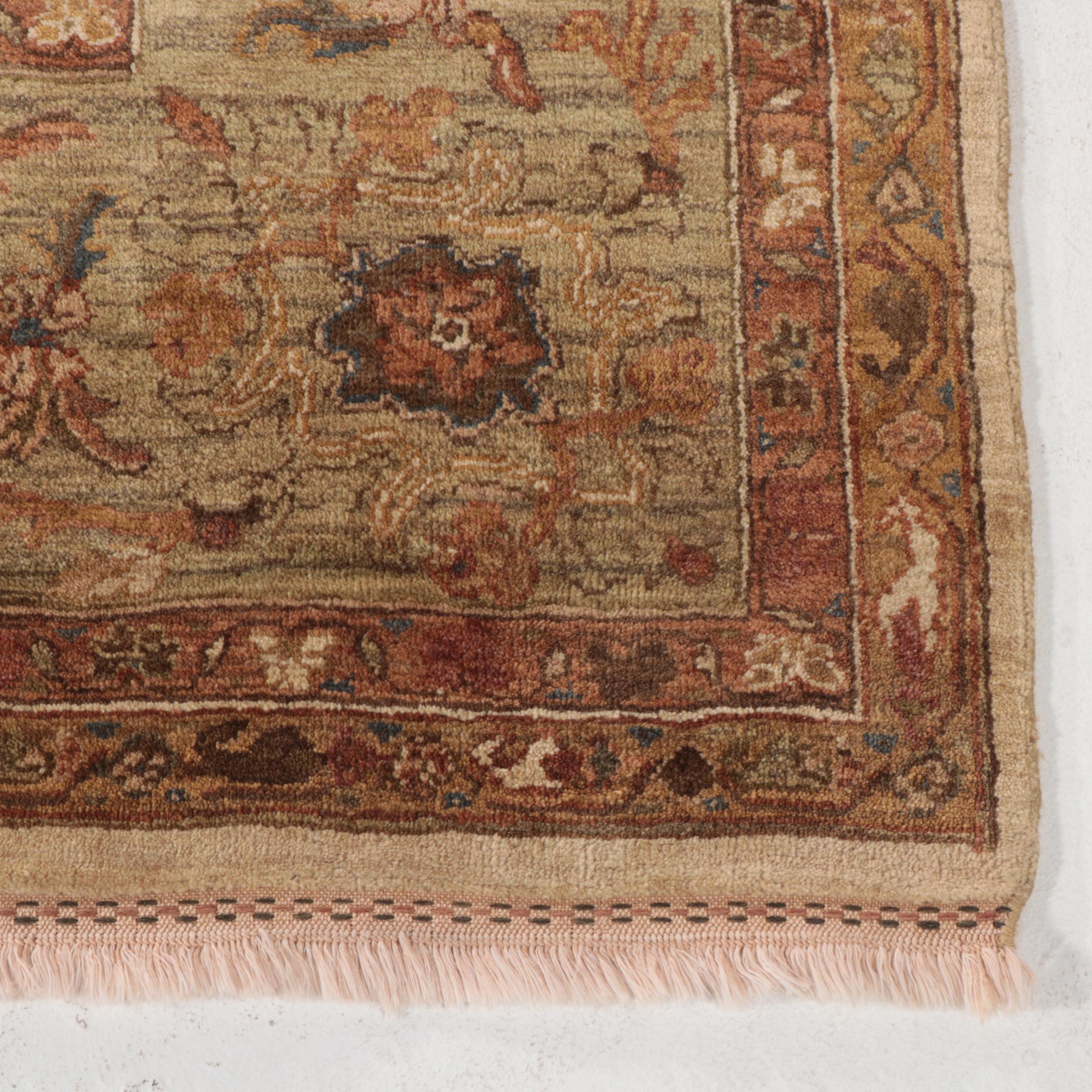 8'9 x 12'6 Hand-Knotted Turkish Oushak Area Rug