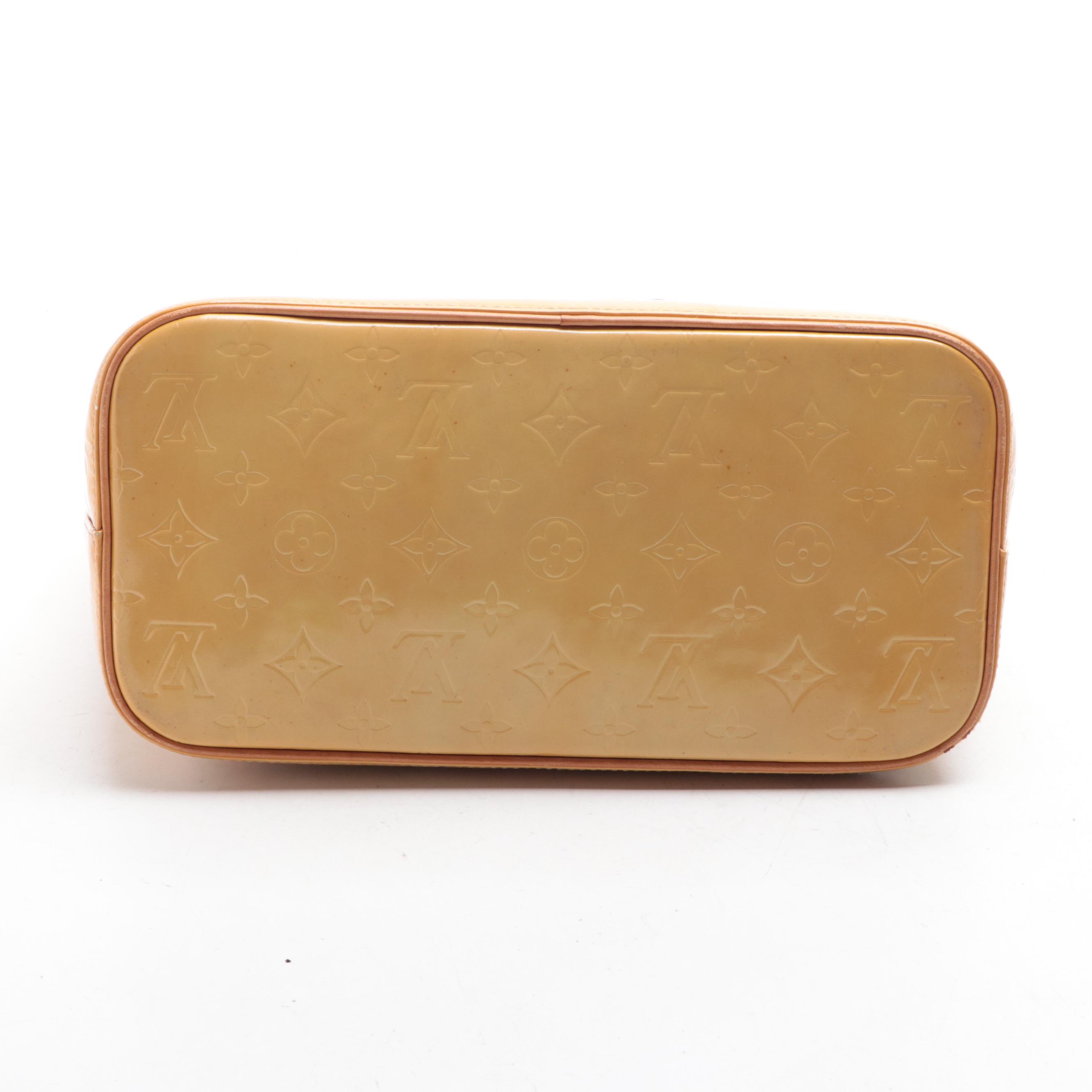 Louis Vuitton Houston Bag in Monogram Vernis and Vachetta Leather