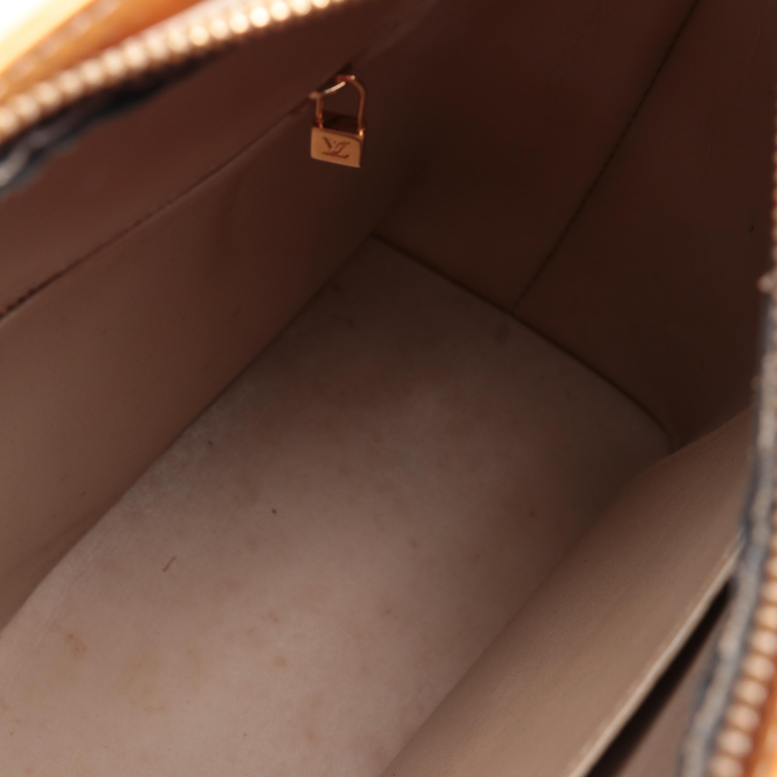 Louis Vuitton Houston Bag in Monogram Vernis and Vachetta Leather