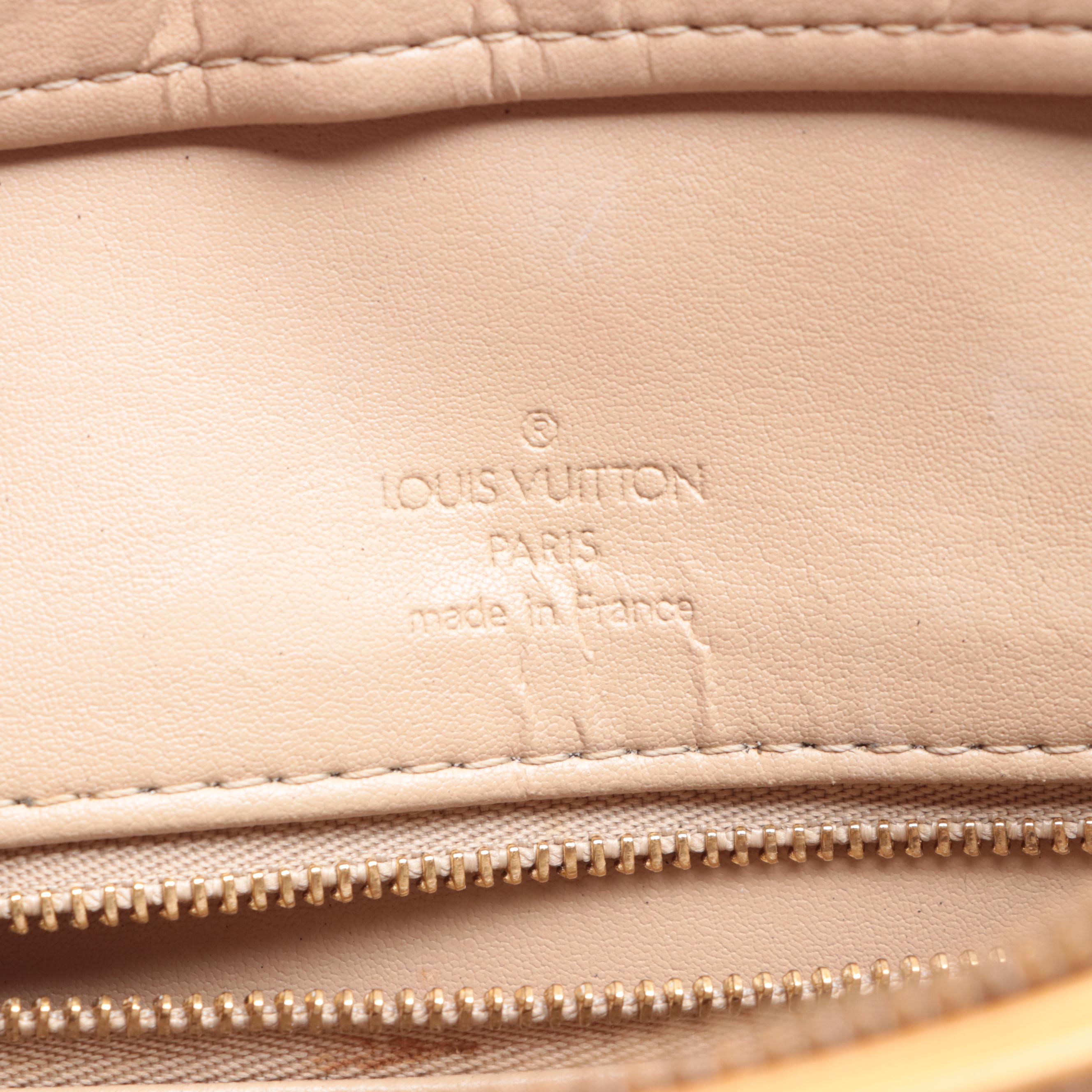 Louis Vuitton Houston Bag in Monogram Vernis and Vachetta Leather