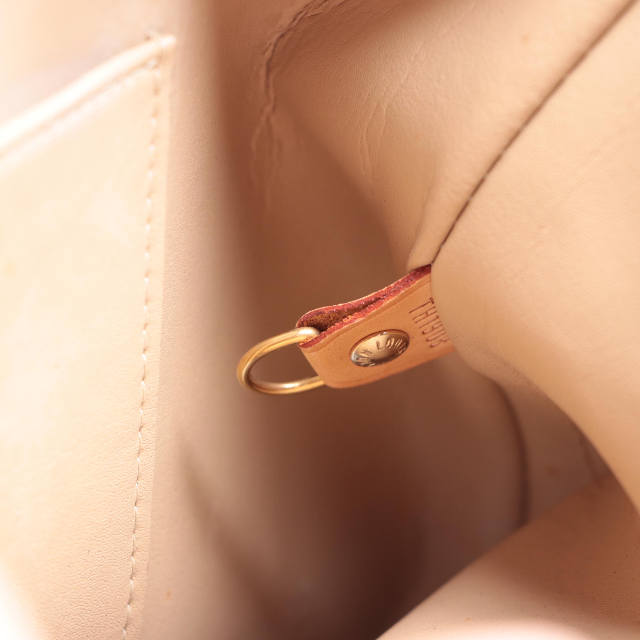 Louis Vuitton Houston Bag in Monogram Vernis and Vachetta Leather