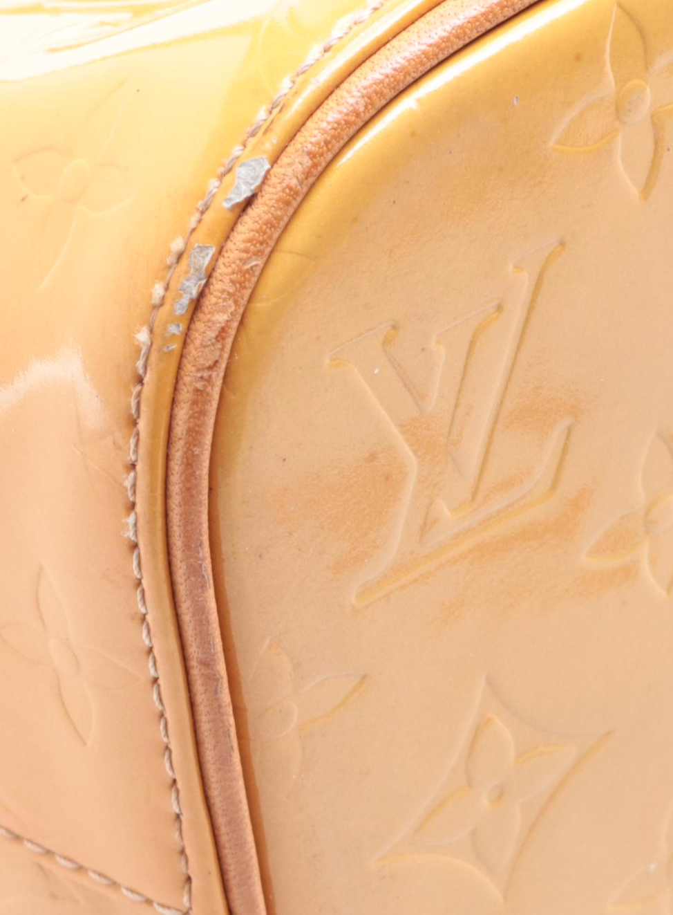 Louis Vuitton Houston Bag in Monogram Vernis and Vachetta Leather