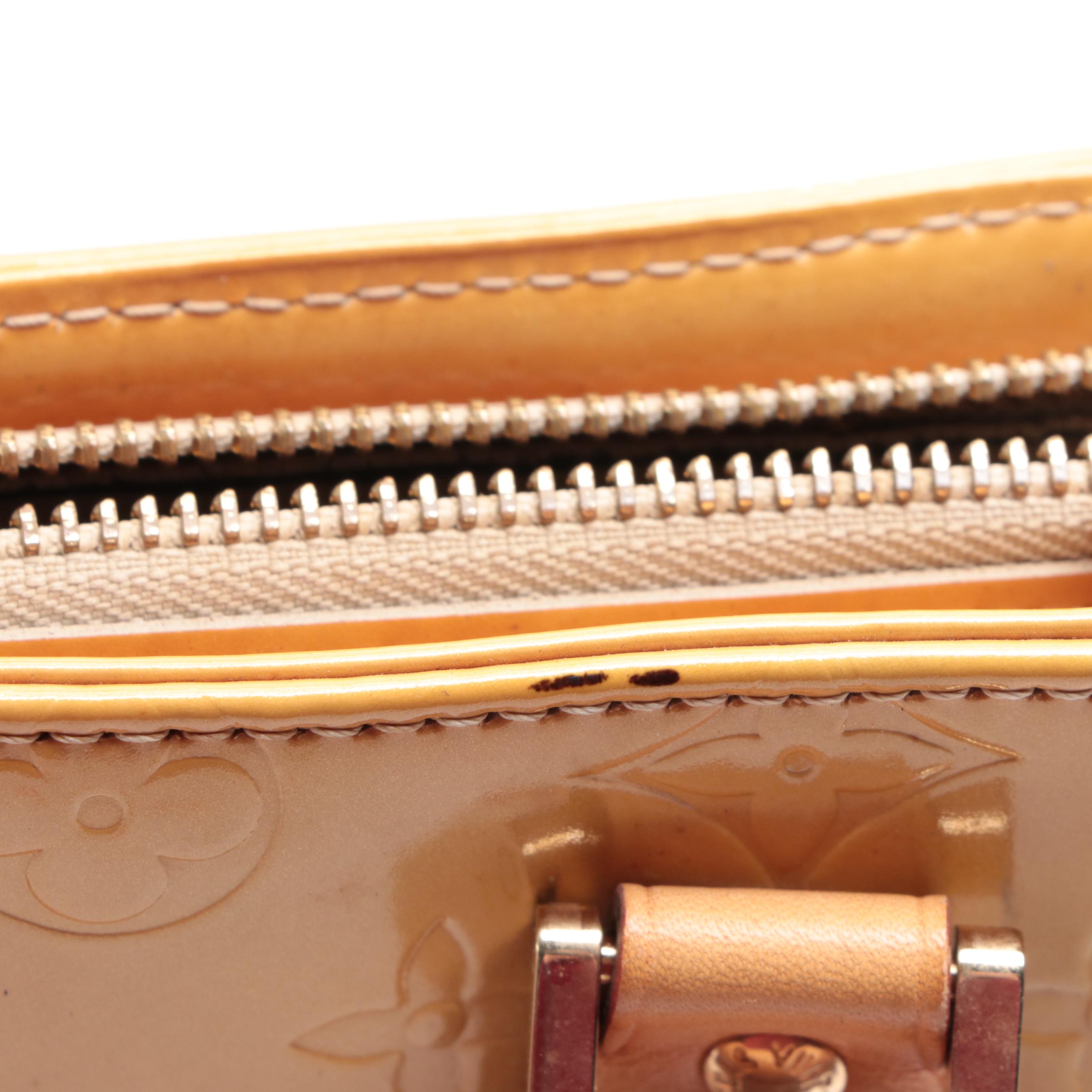 Louis Vuitton Houston Bag in Monogram Vernis and Vachetta Leather