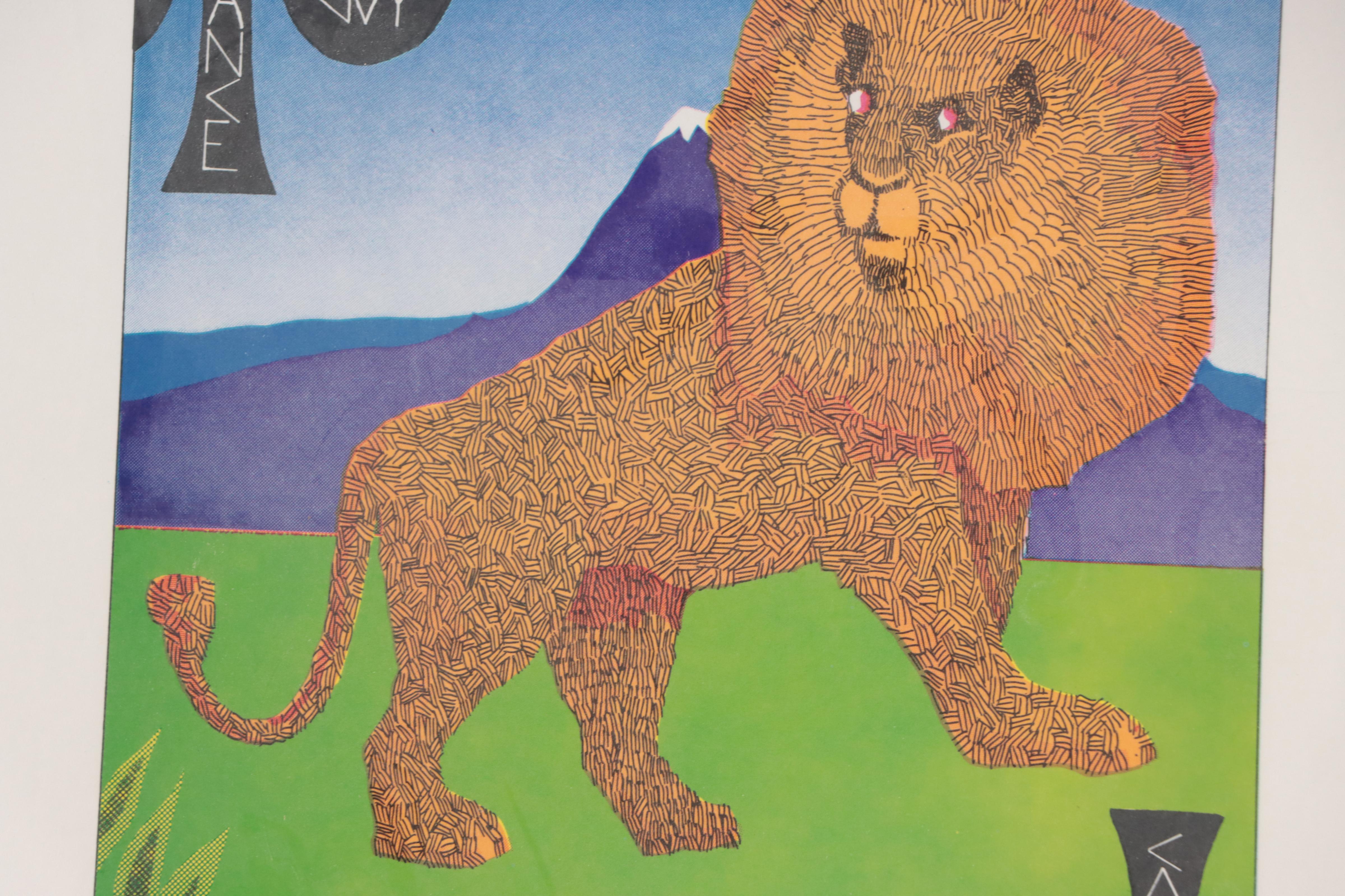 Concert Poster After Jack Hatfield "King of Spades," 1967