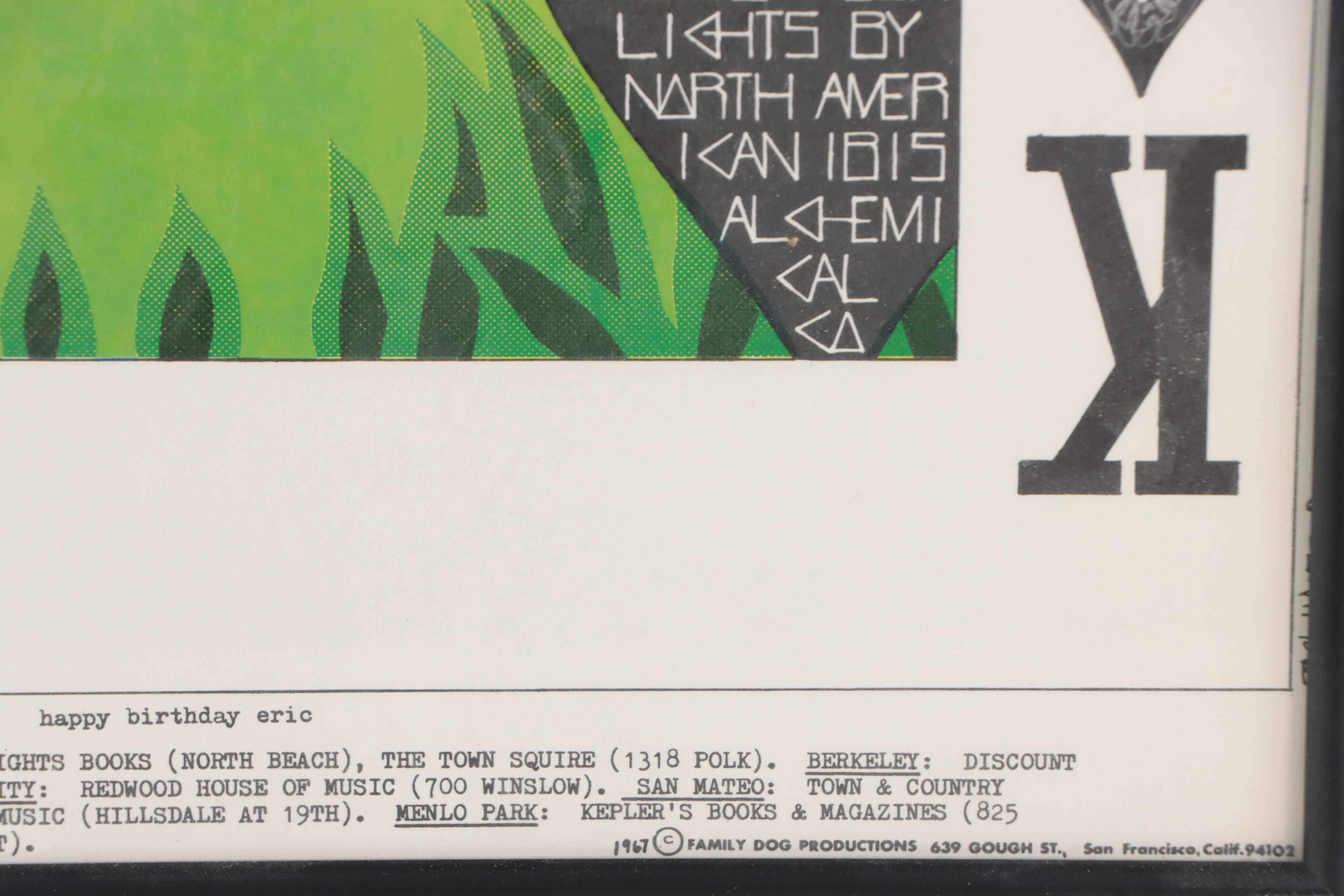 Concert Poster After Jack Hatfield "King of Spades," 1967