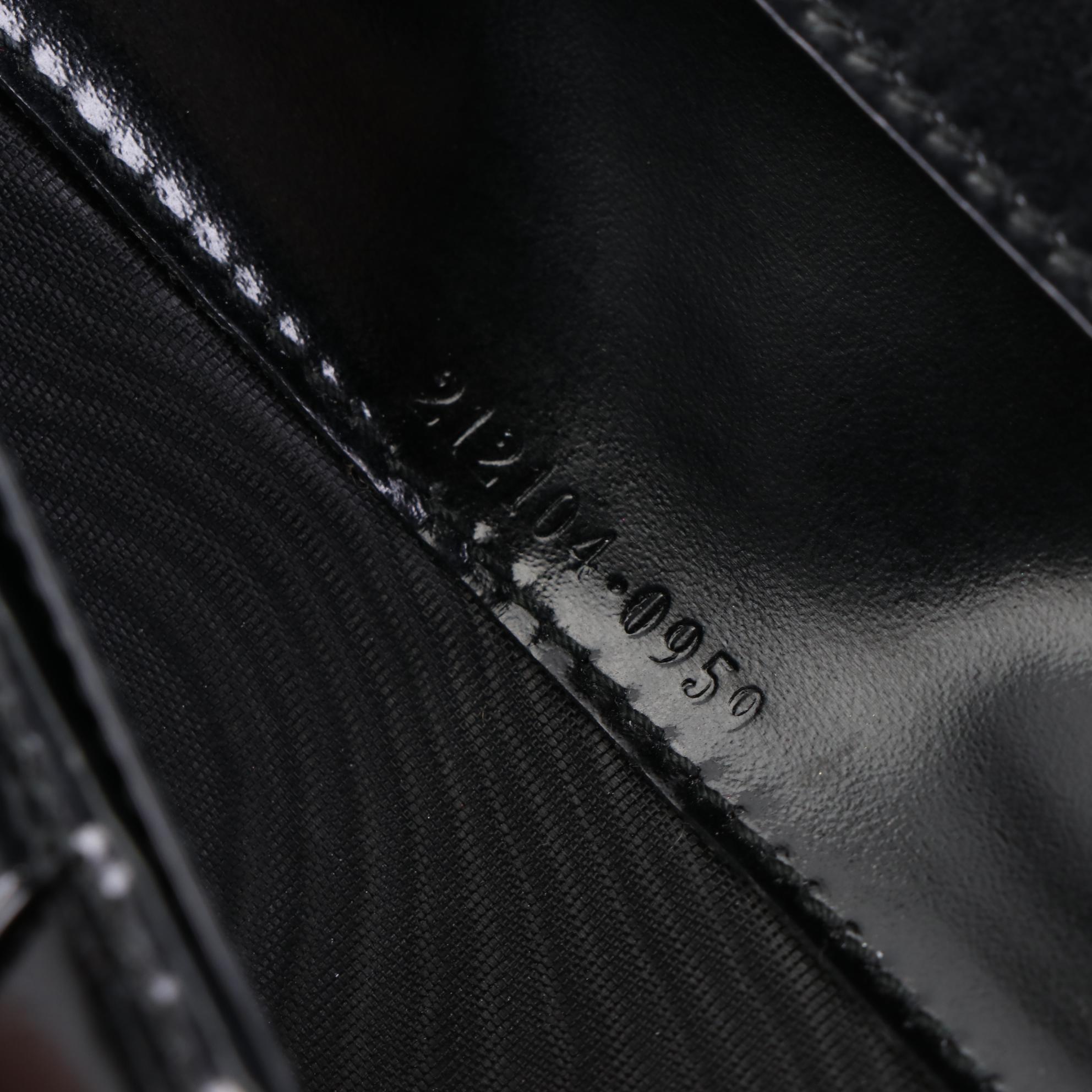 Gucci Black GG Imprime Coated Canvas GG Charm Flap Continental Wallet