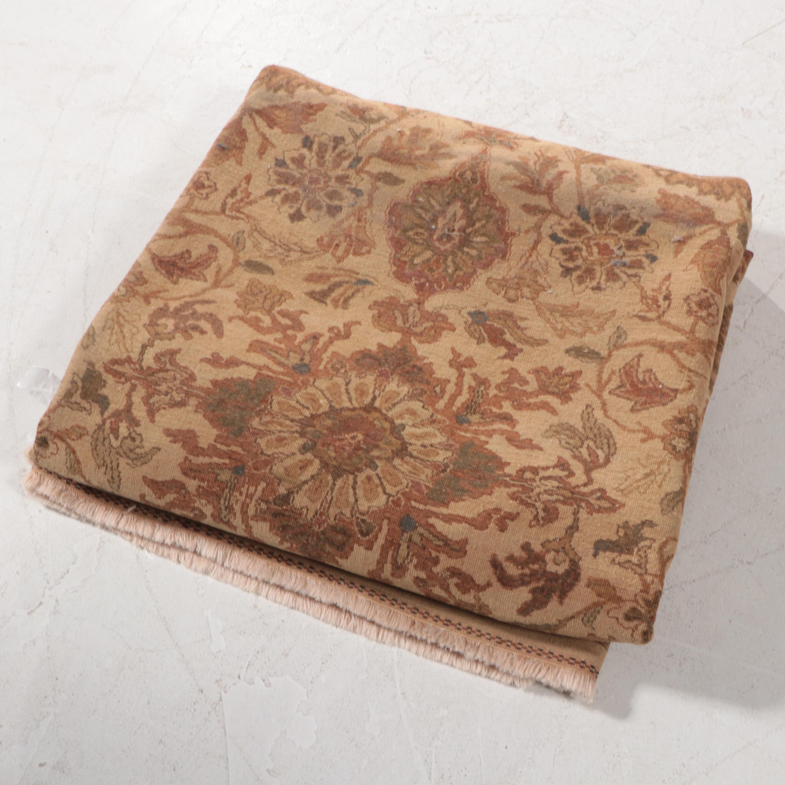 8'9 x 12'6 Hand-Knotted Turkish Oushak Area Rug