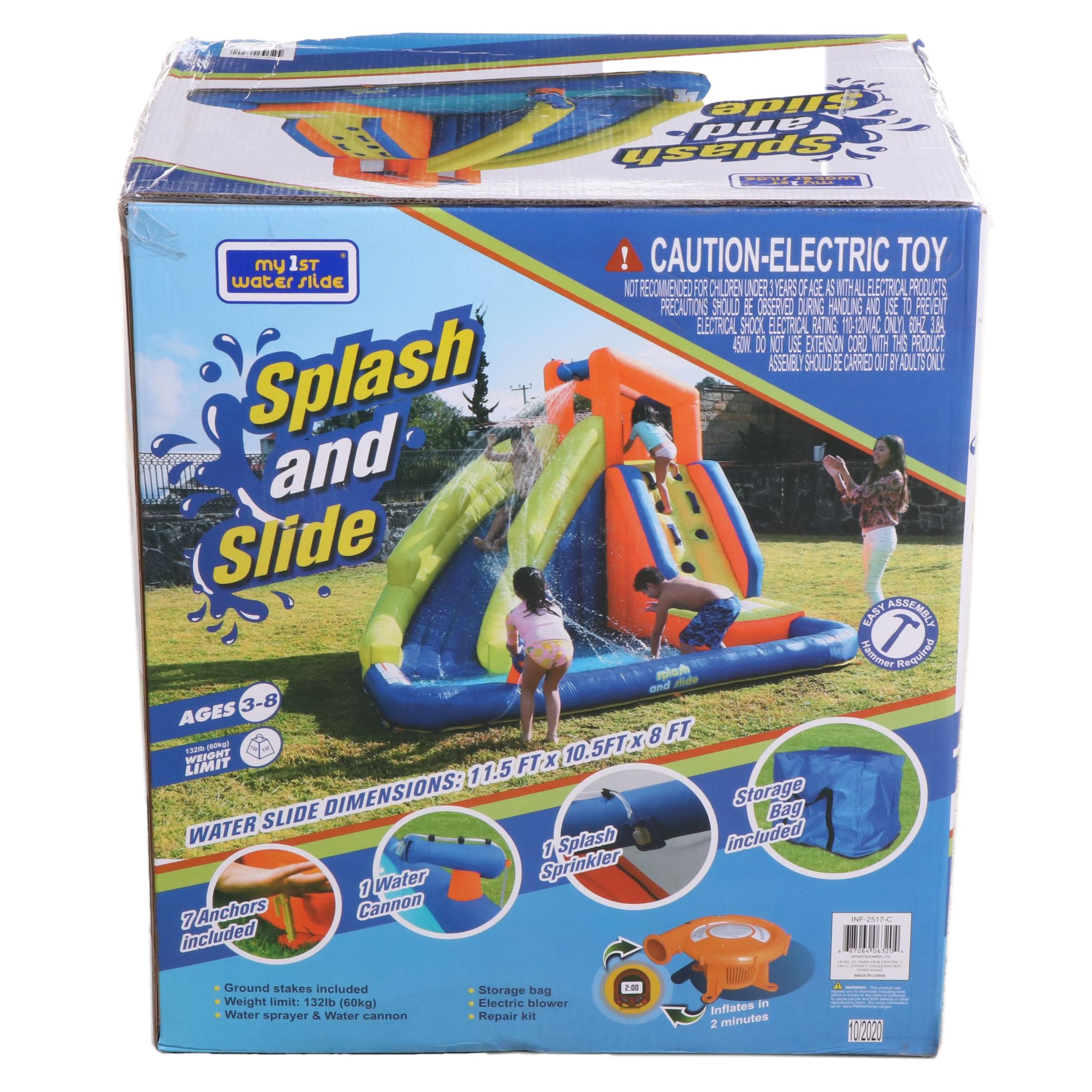 My First Splash and Slide Inflatable Slide