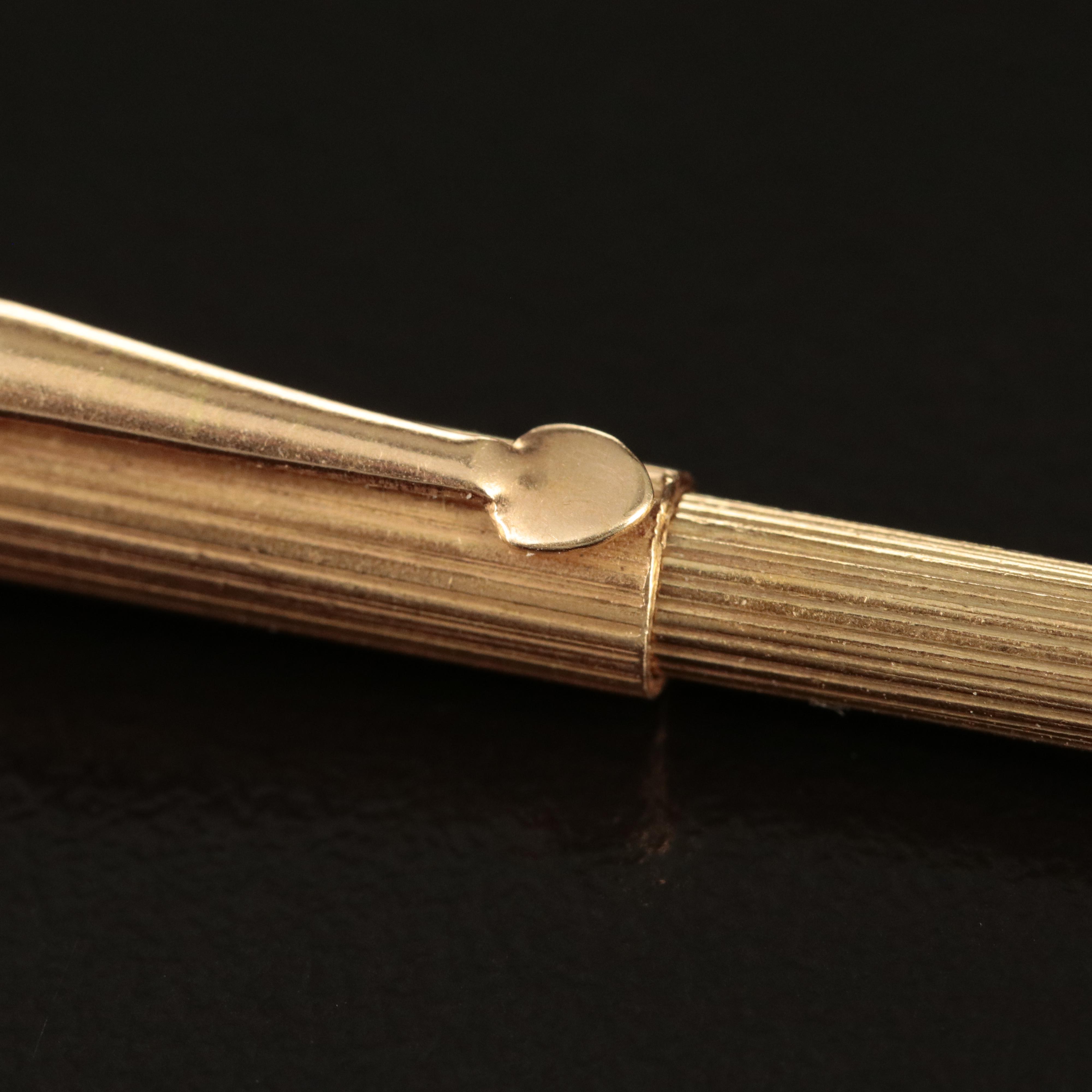 Vintage 14K Pen Pendant