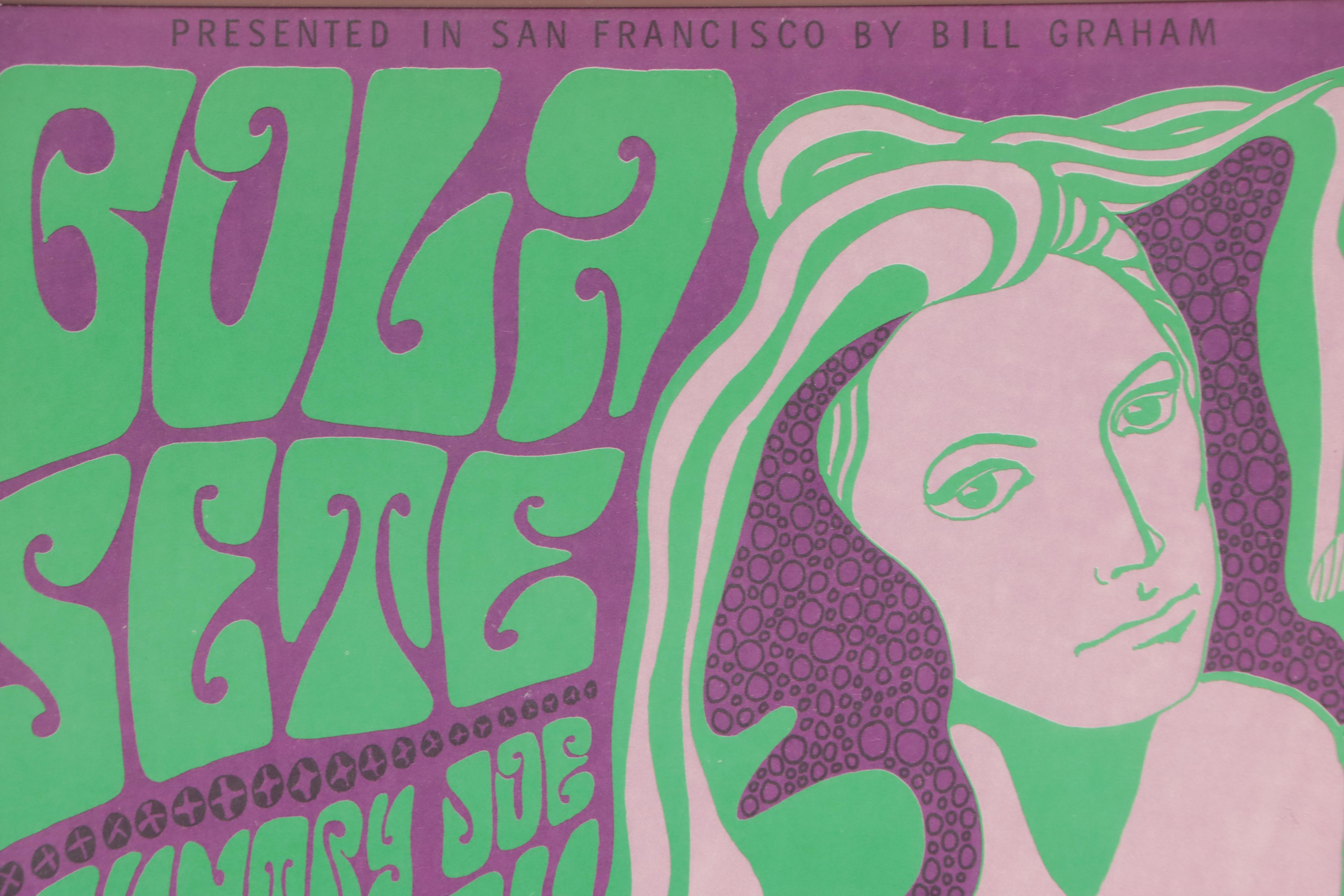 Bola Fete Color Lithograph Concert Poster After Wes Wilson, 1967