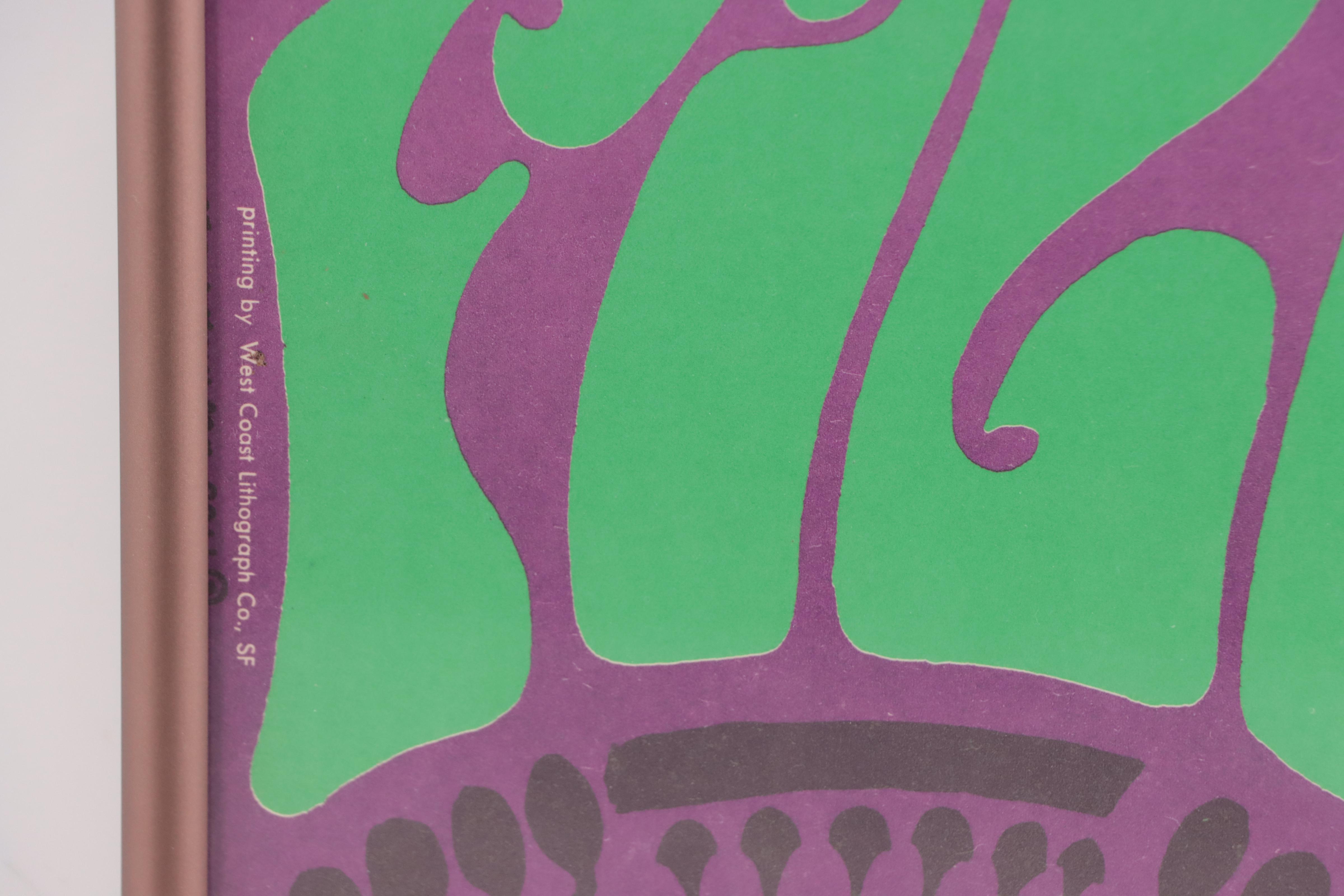 Bola Fete Color Lithograph Concert Poster After Wes Wilson, 1967