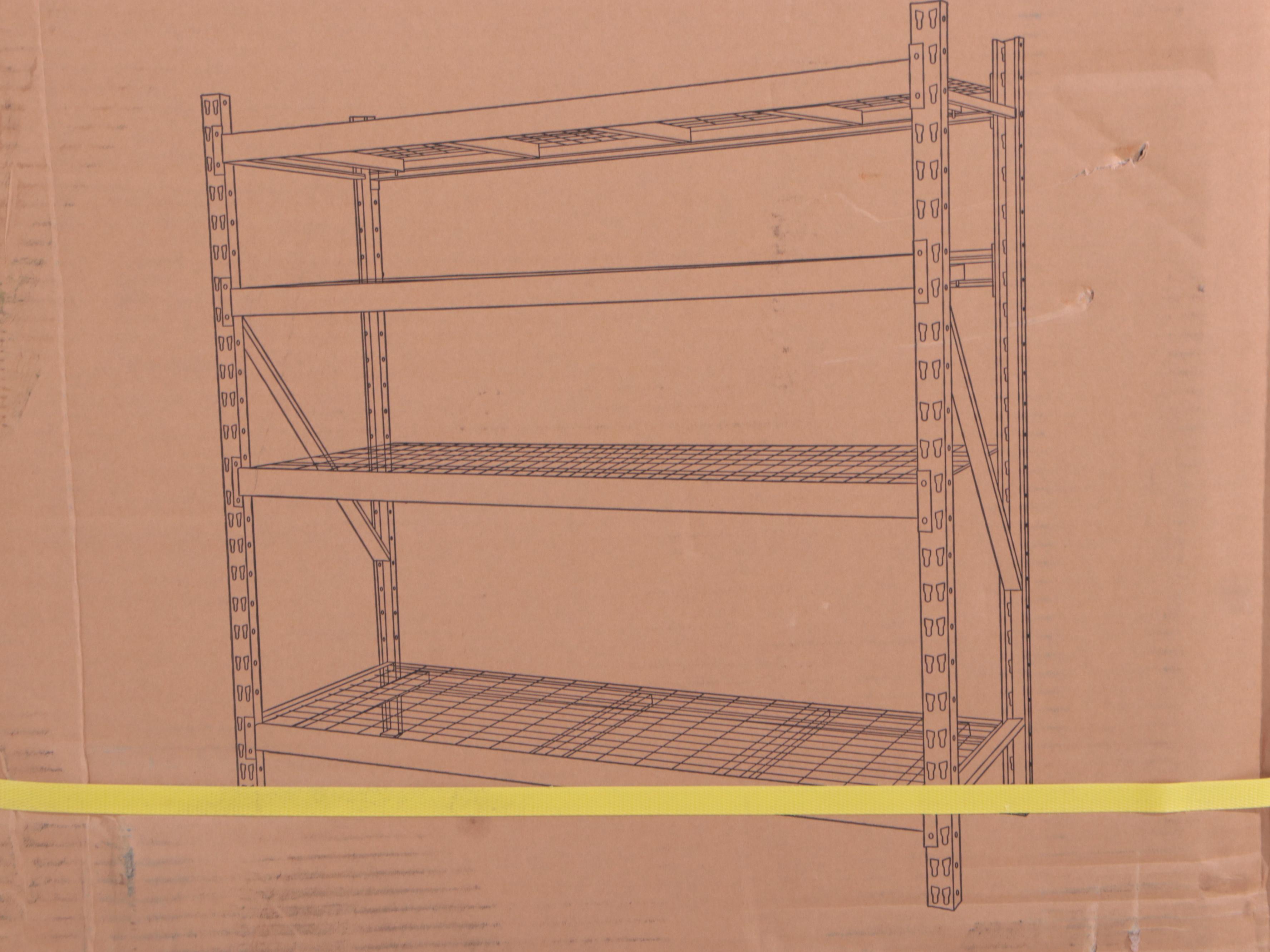 Member's Mark Industrial Heavy Duty Four-Shelf Storage Rack