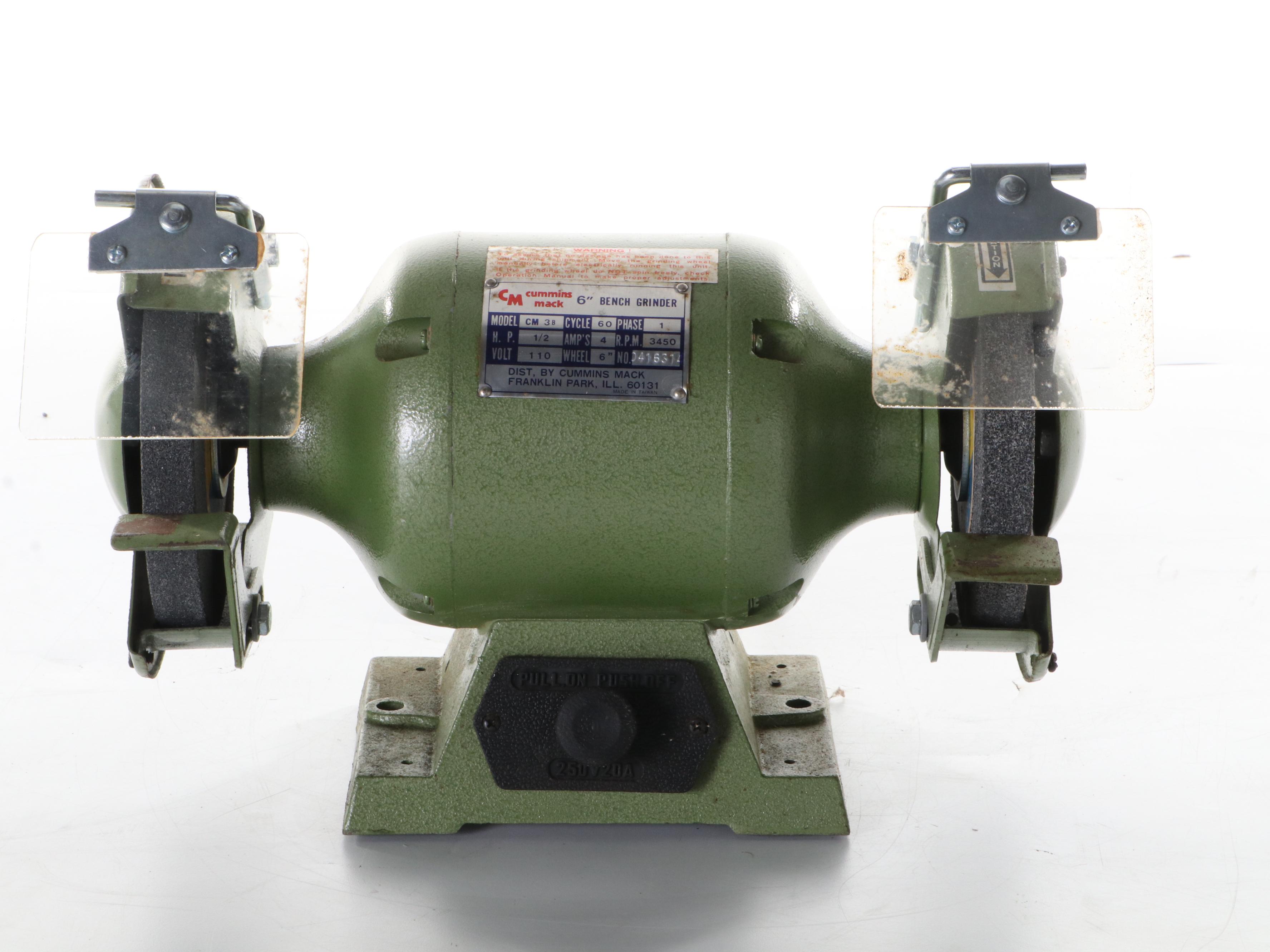 Cummins Mack 6" Bench Grinder