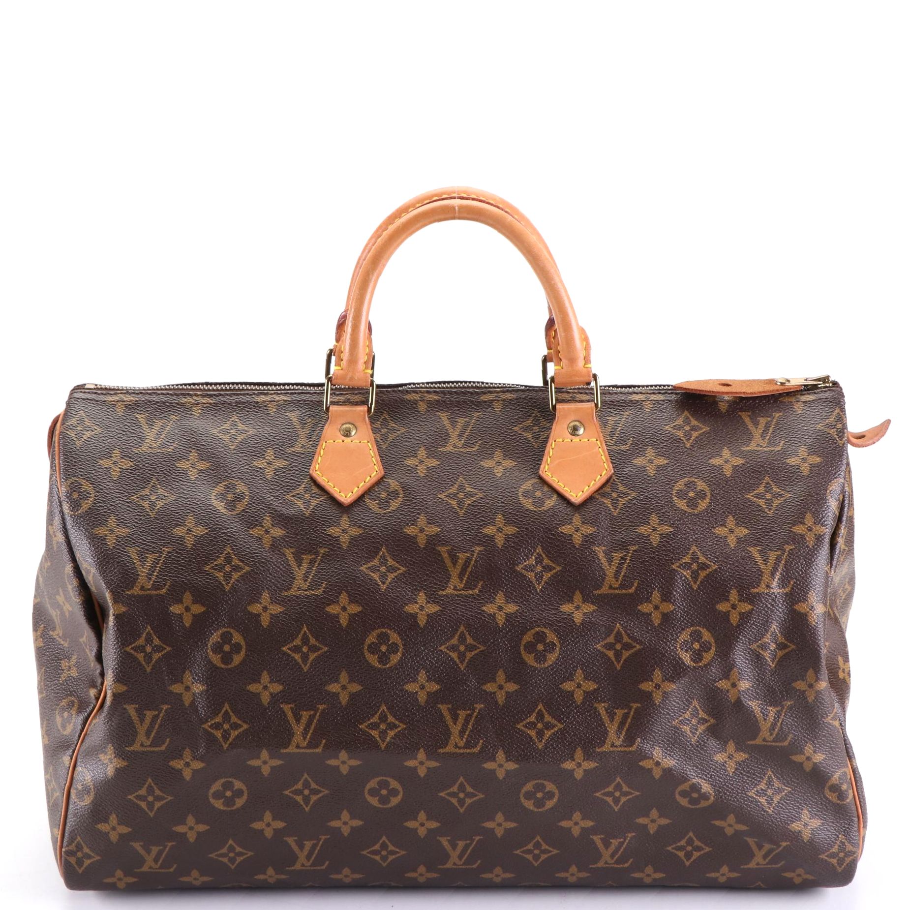 Louis Vuitton Speedy 40 in Monogram Canvas and Vachetta Leather