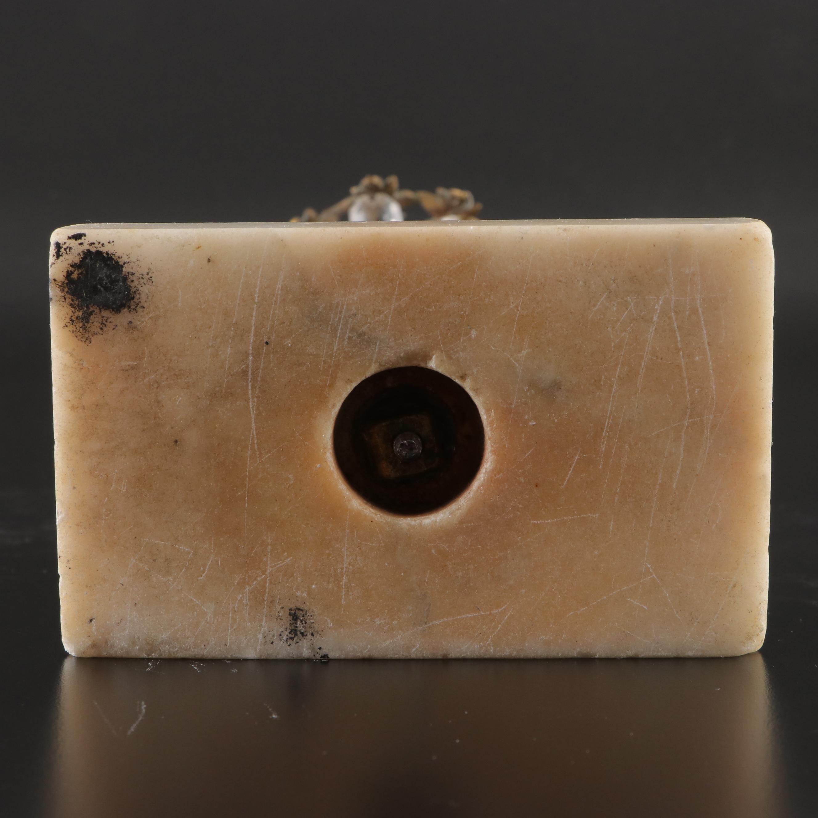 Pair of Cast Brass Girandole Candlesticks Attributed to Cornelius & Co.