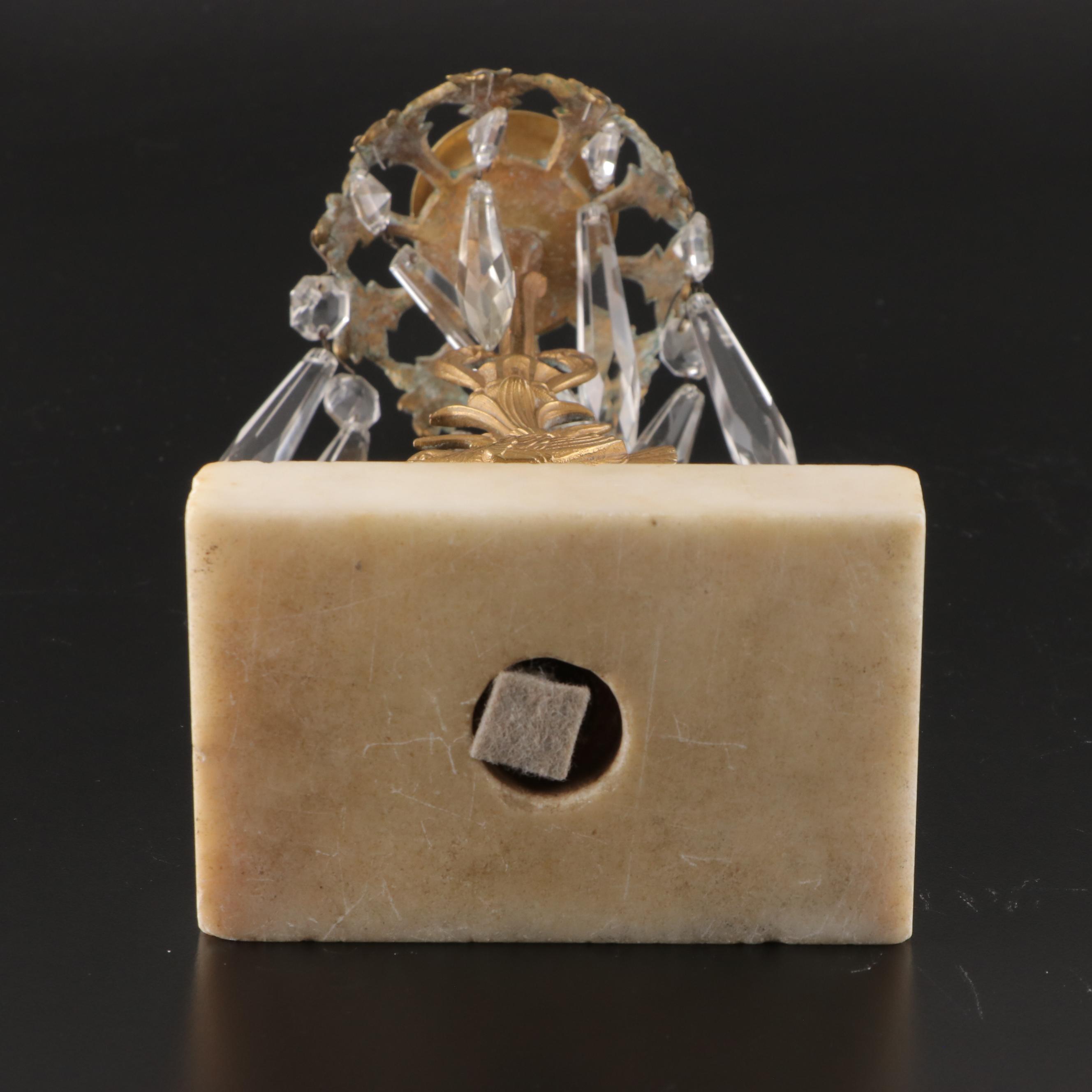 Pair of Cast Brass Girandole Candlesticks Attributed to Cornelius & Co.