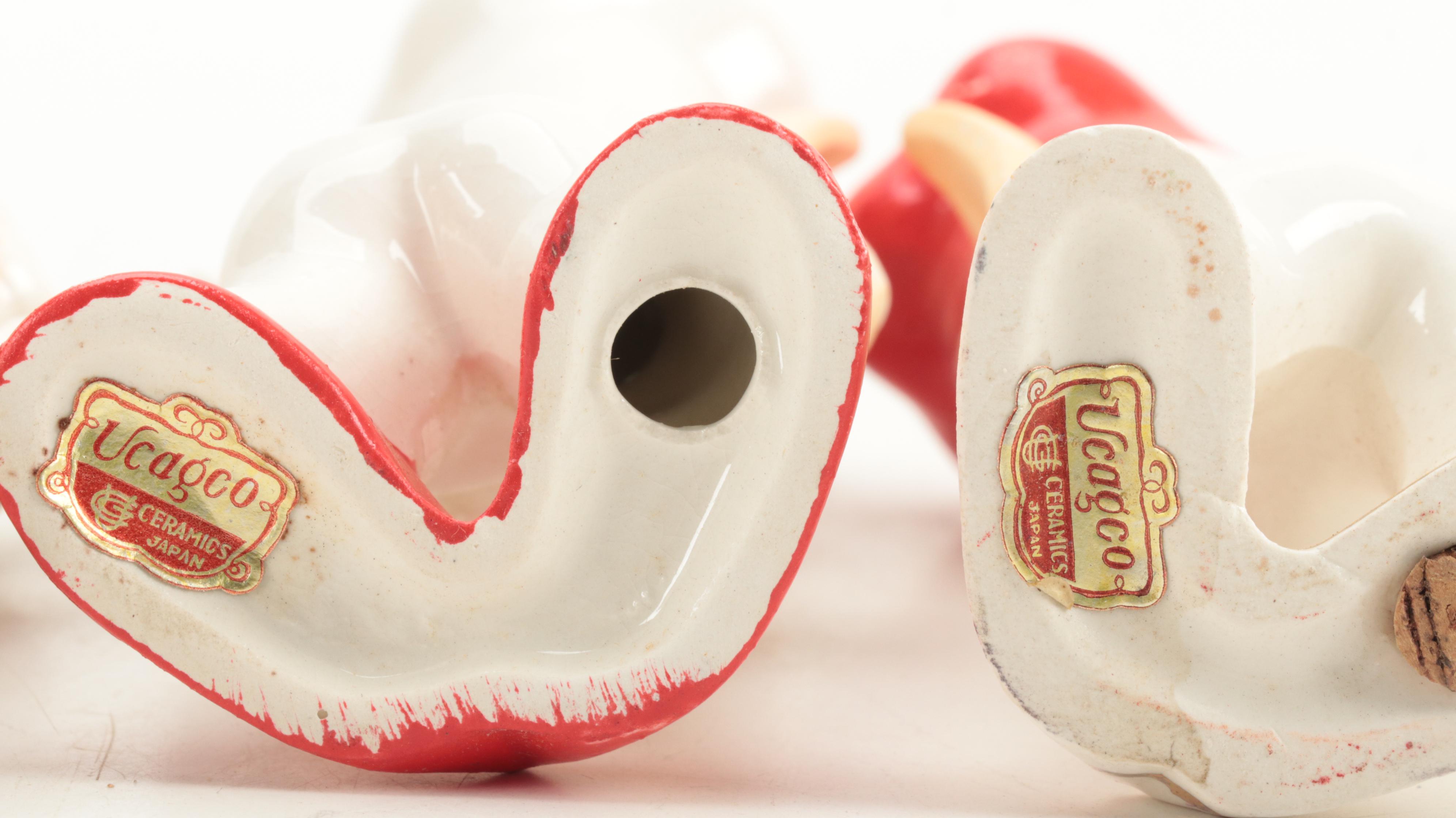 Lefton's, Ucago, Artmark Originals with Other Ceramic and Wooden Shakers