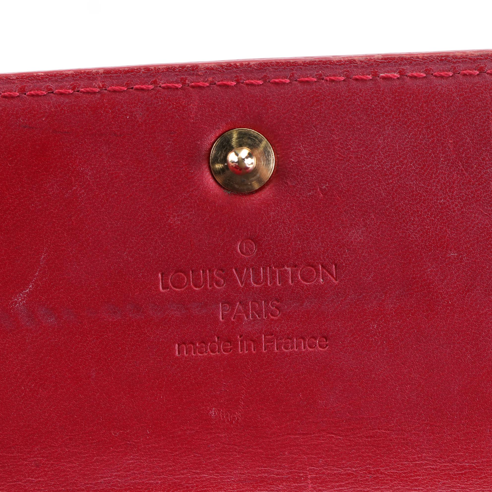 Louis Vuitton Sarah Wallet in Monogram Vernis