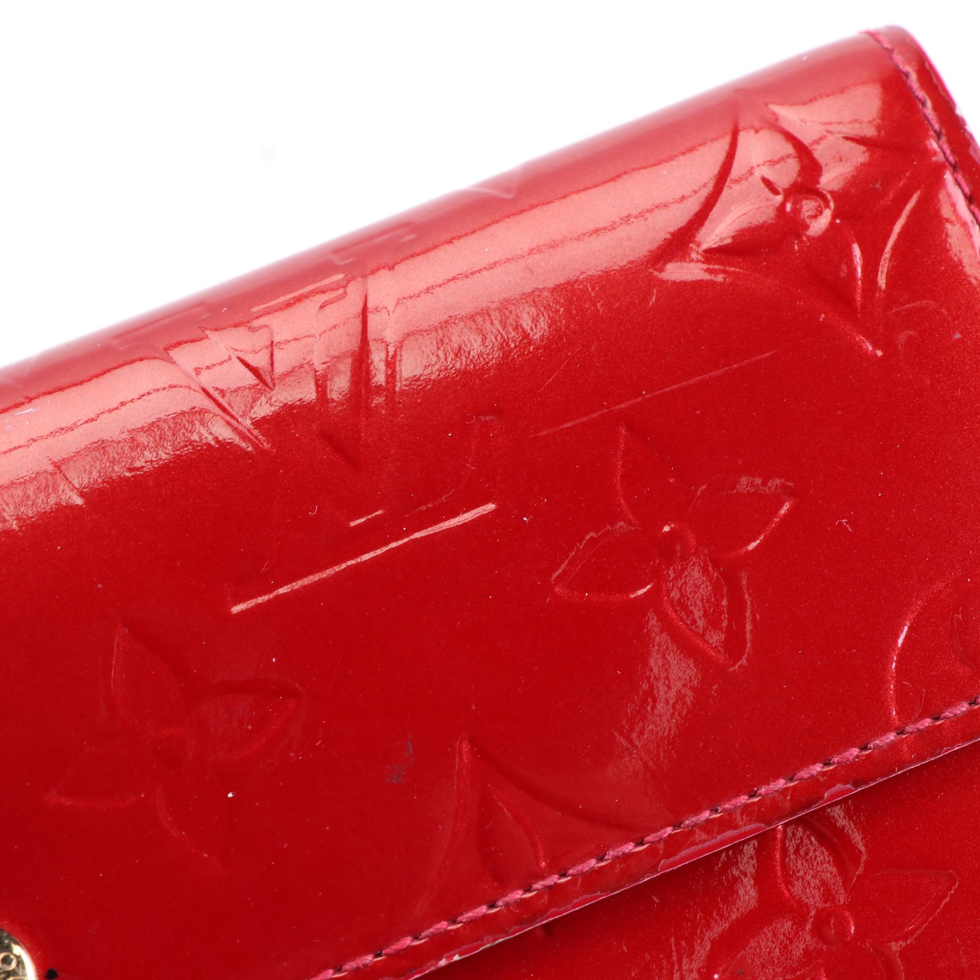 Louis Vuitton Sarah Wallet in Monogram Vernis