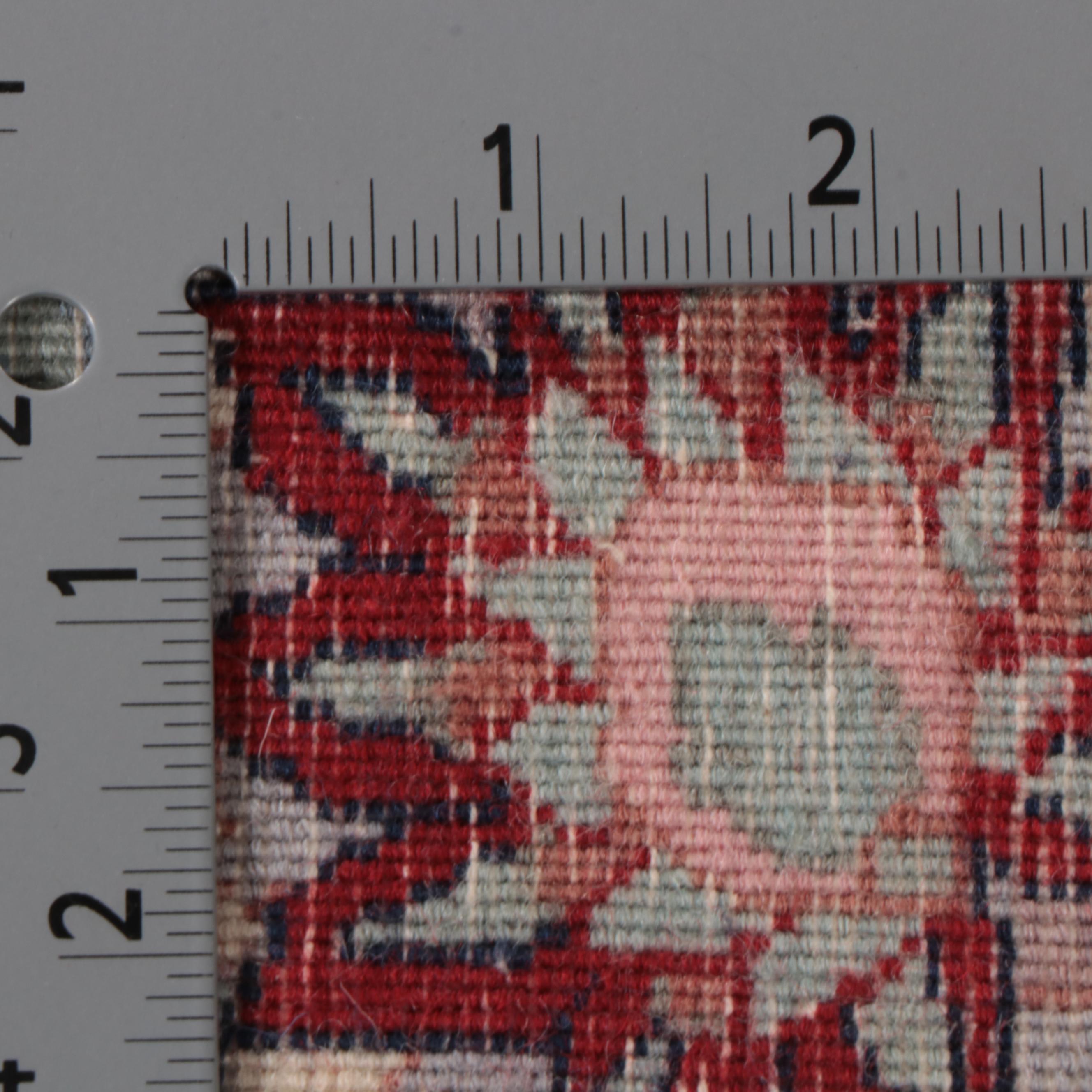 6'1 x 9'10 Hand-Knotted Indo-Persian Mahal Style Area Rug