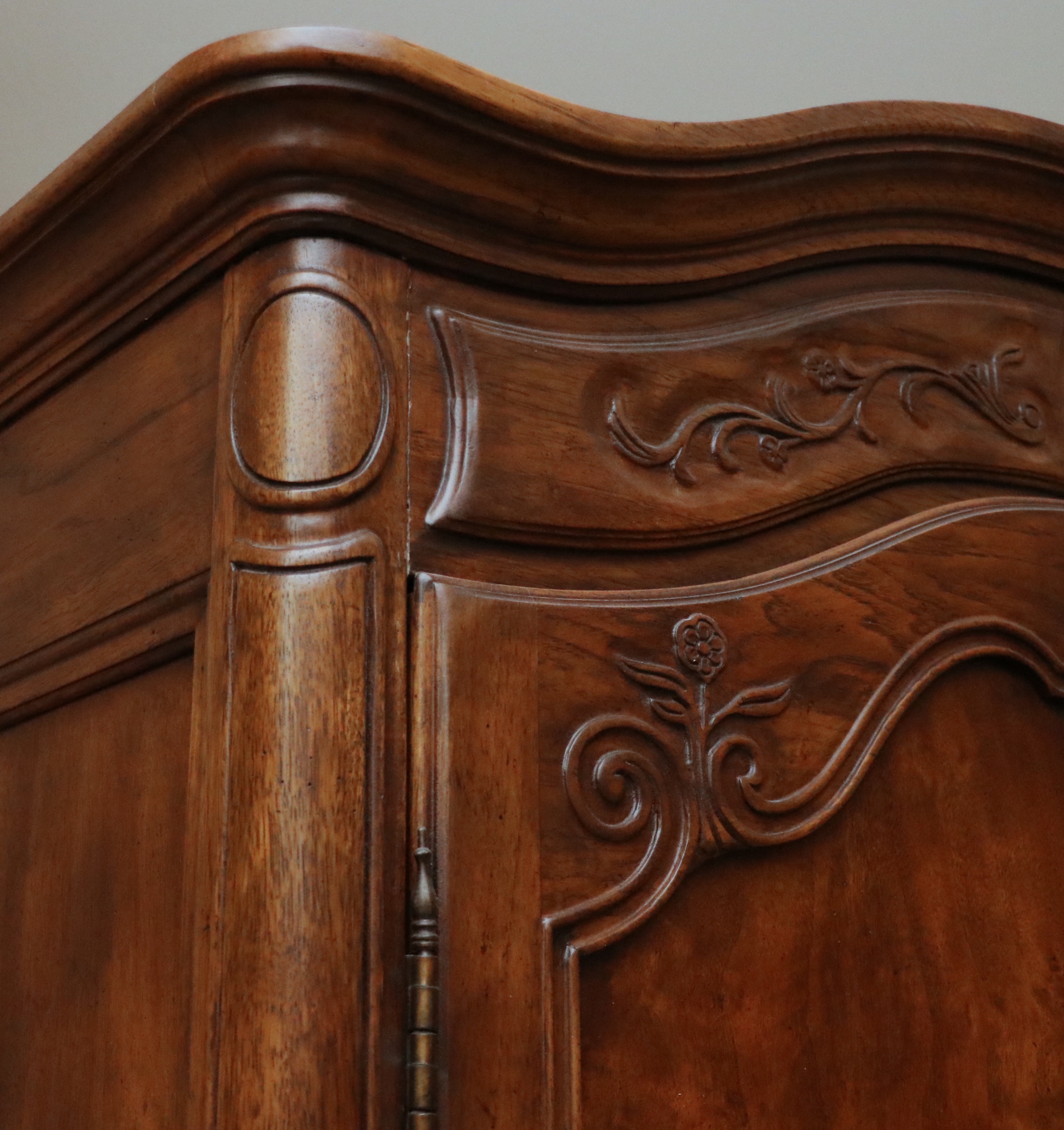 Drexel Heritage "Old Continent" French Provincial Style Walnut Armoire
