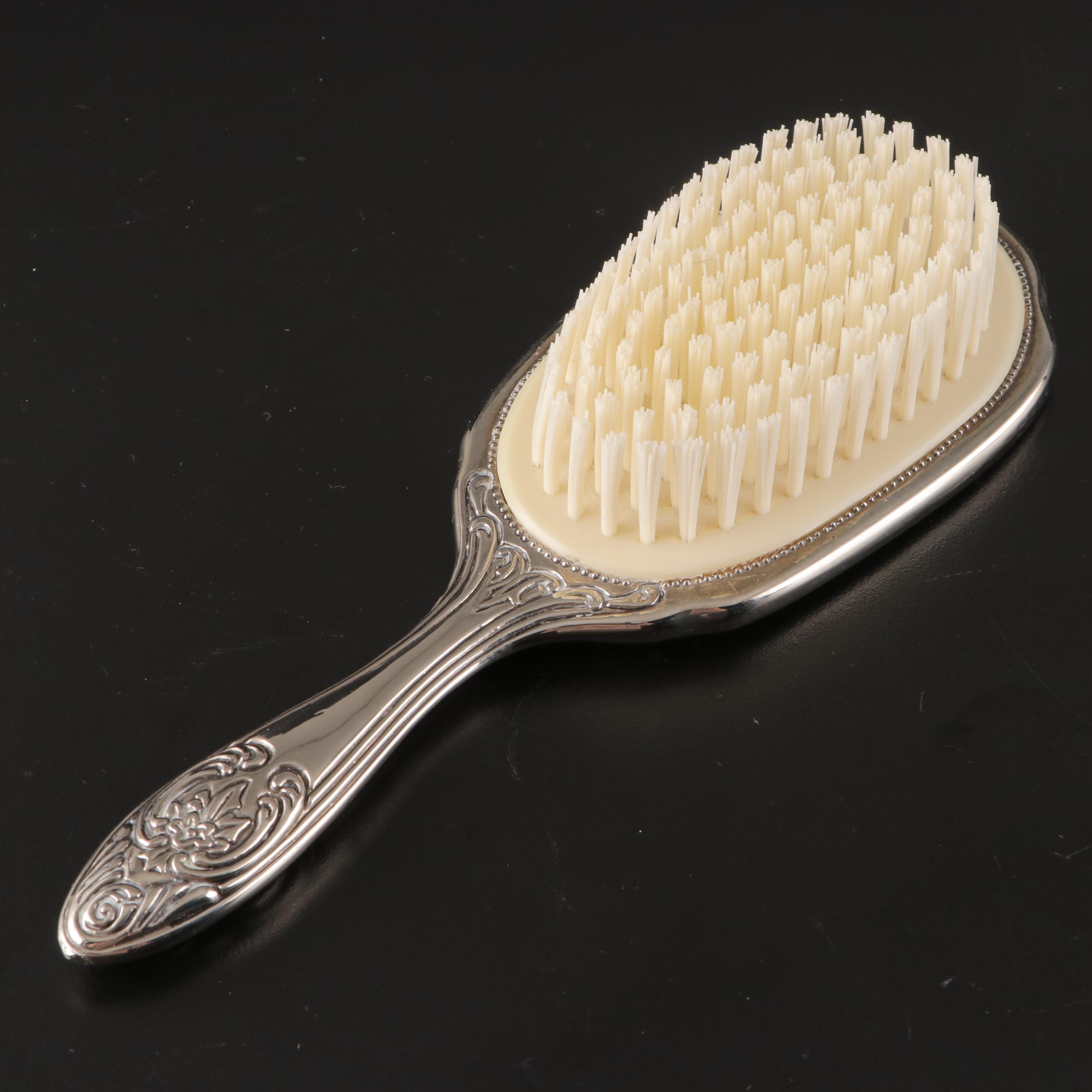 Weighted Sterling Silver Candlestick Pair with Other Victorian Style Vanity