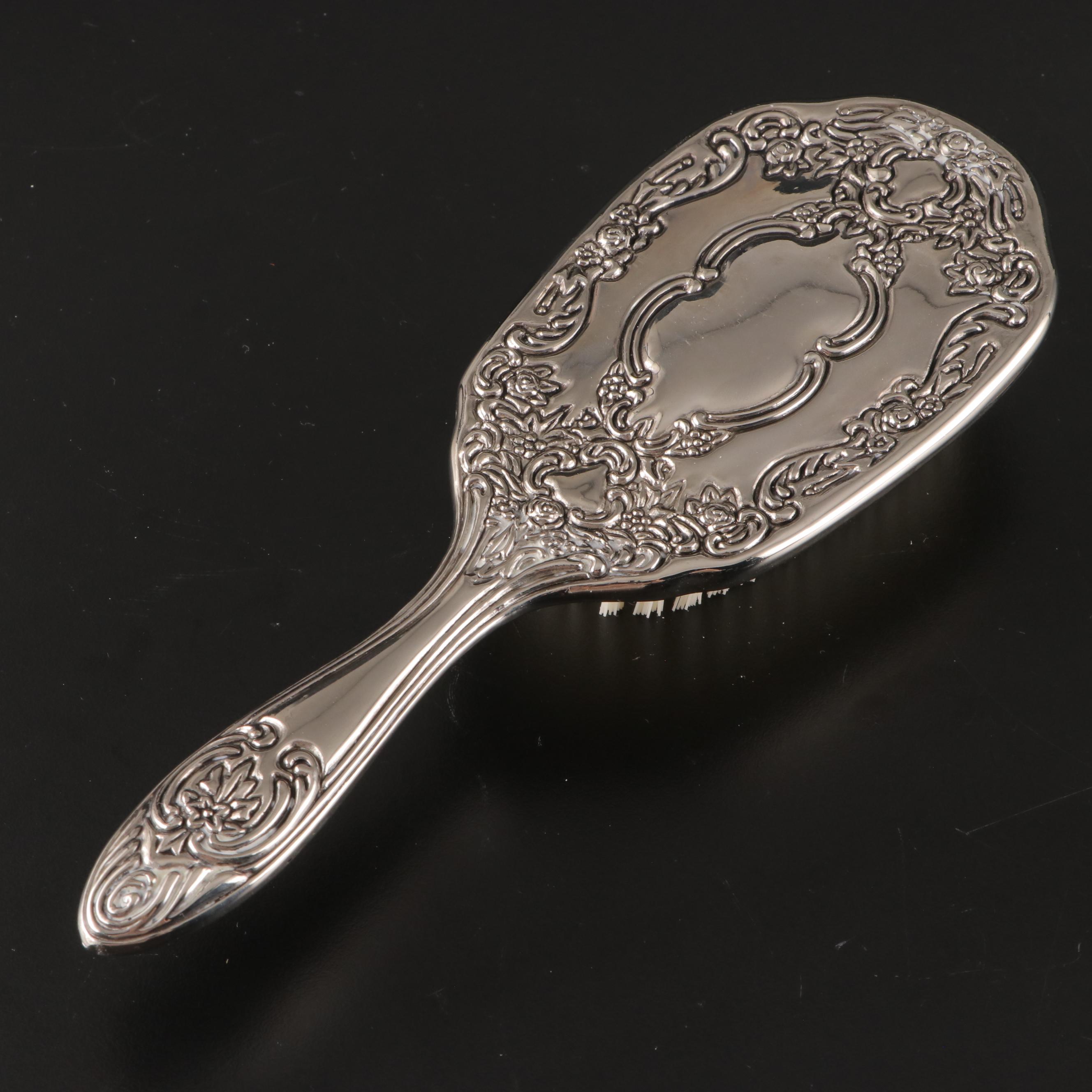 Weighted Sterling Silver Candlestick Pair with Other Victorian Style Vanity