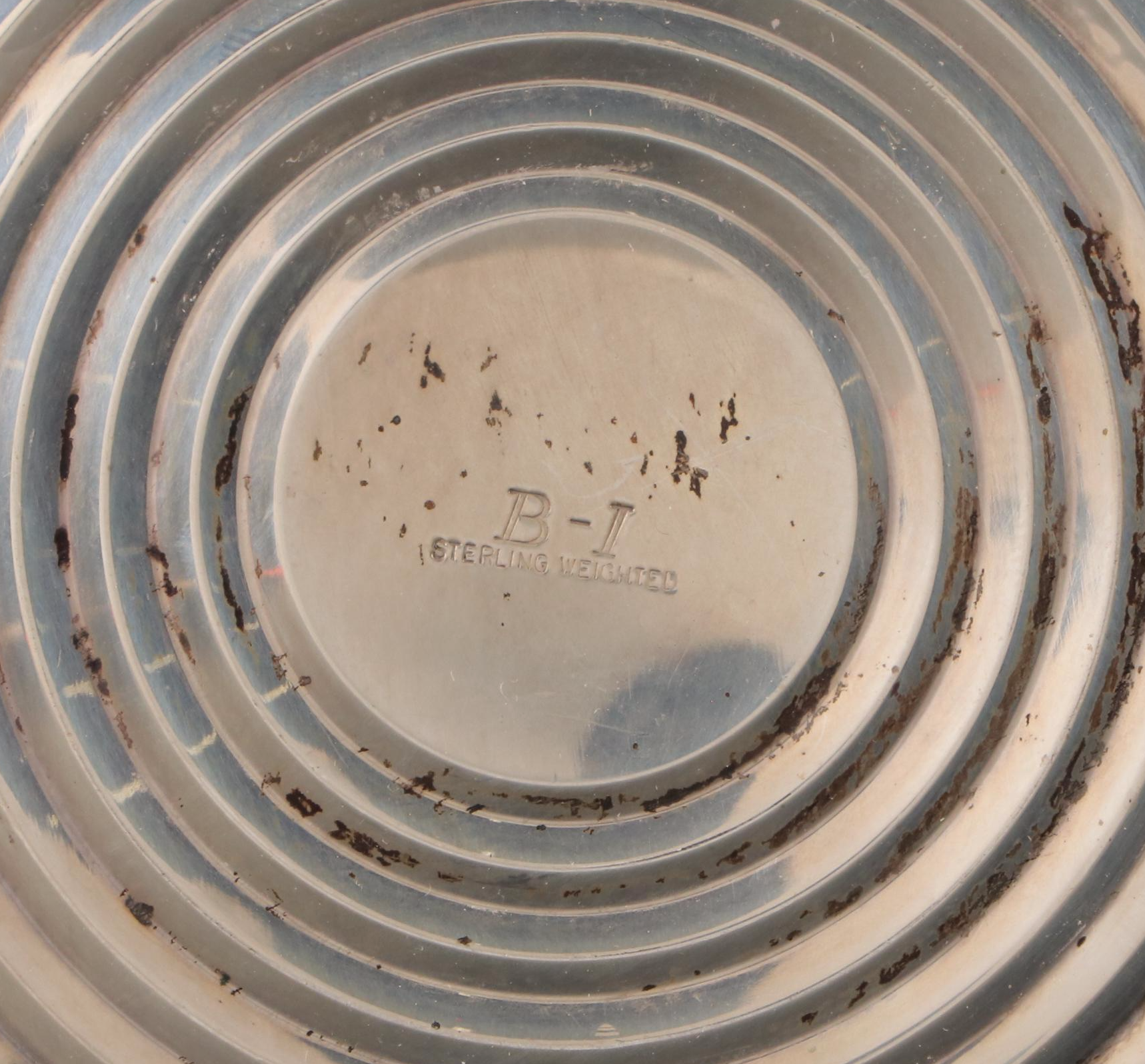 Weighted Sterling Silver Candlestick Pair with Other Victorian Style Vanity