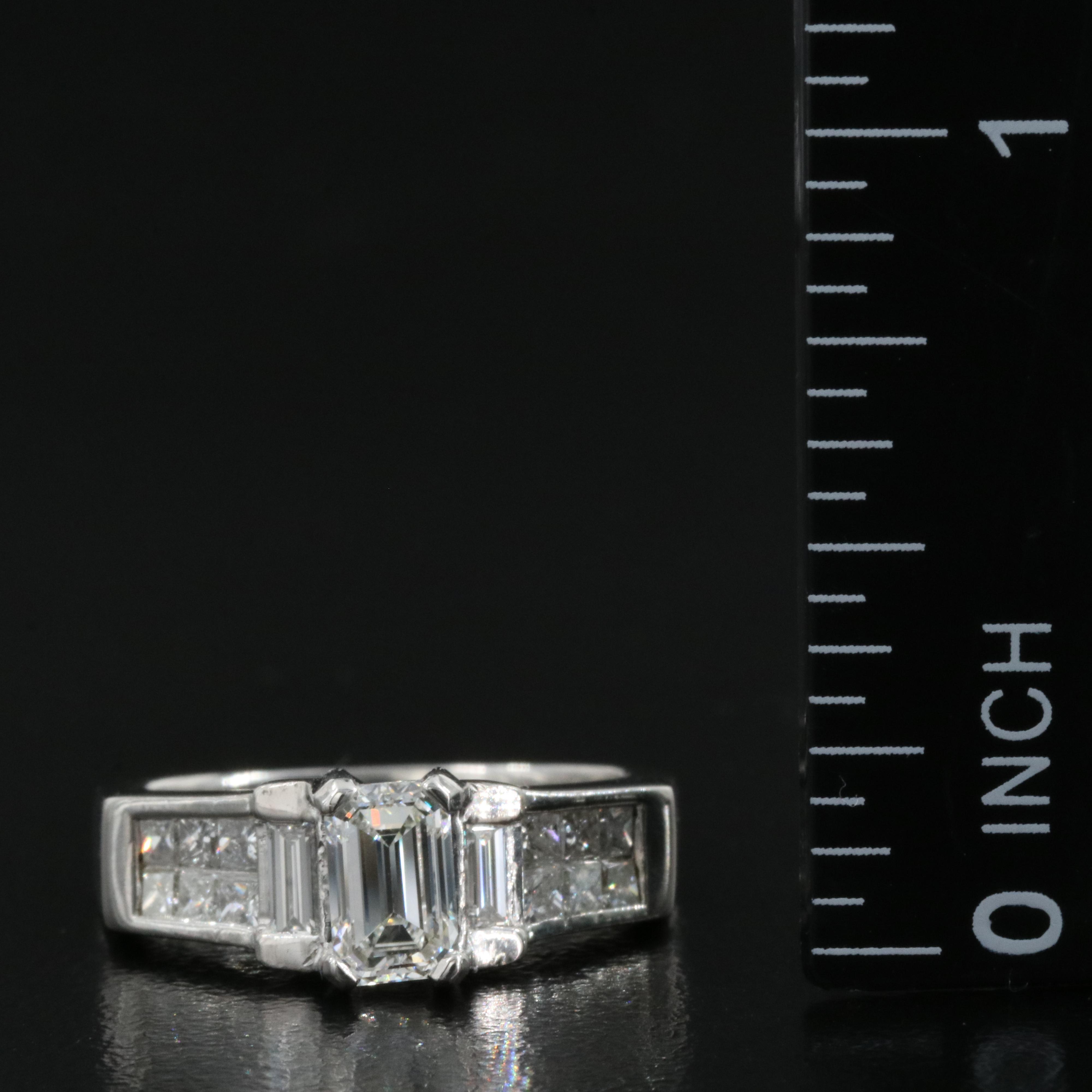 Platinum 1.29 CTW Diamond Ring
