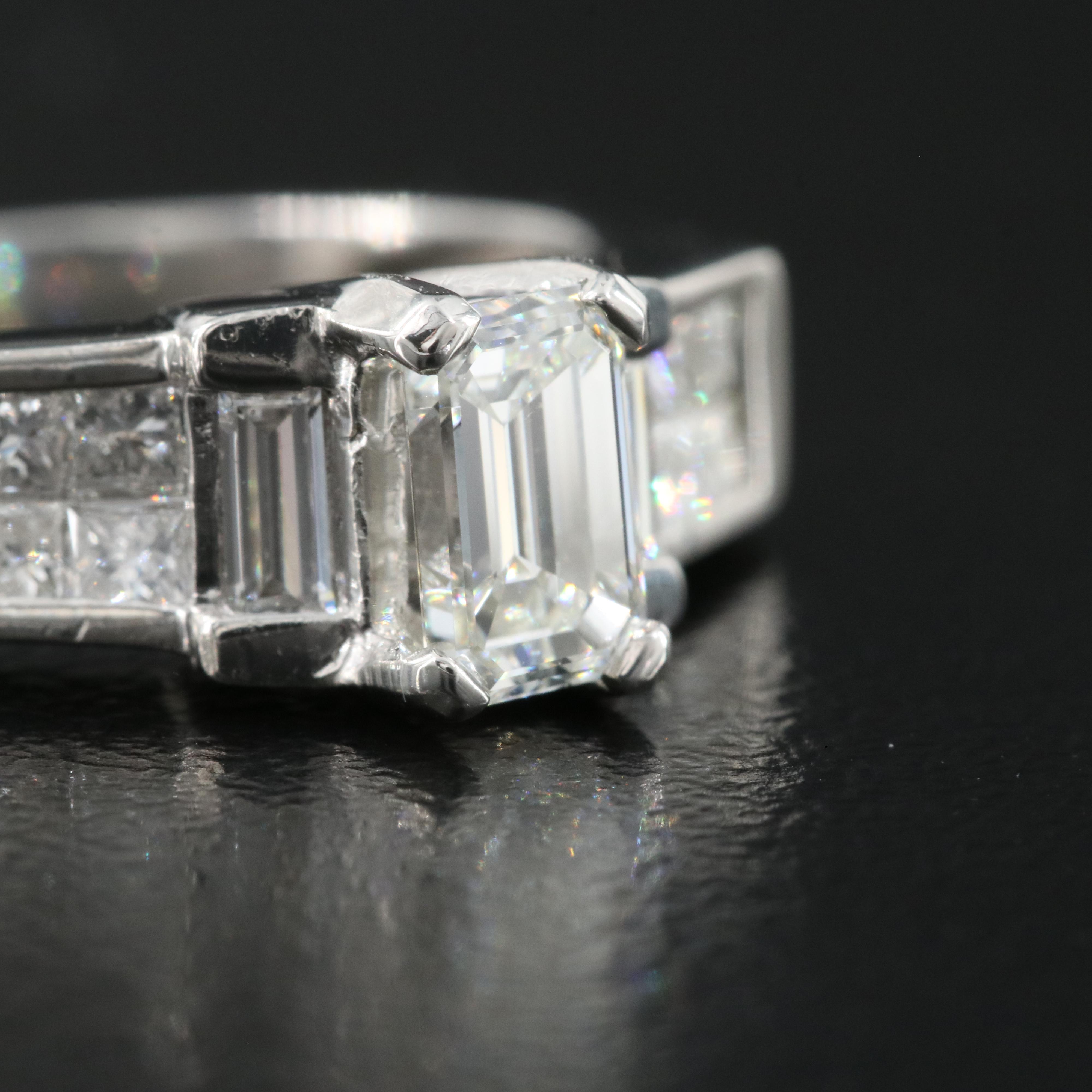 Platinum 1.29 CTW Diamond Ring