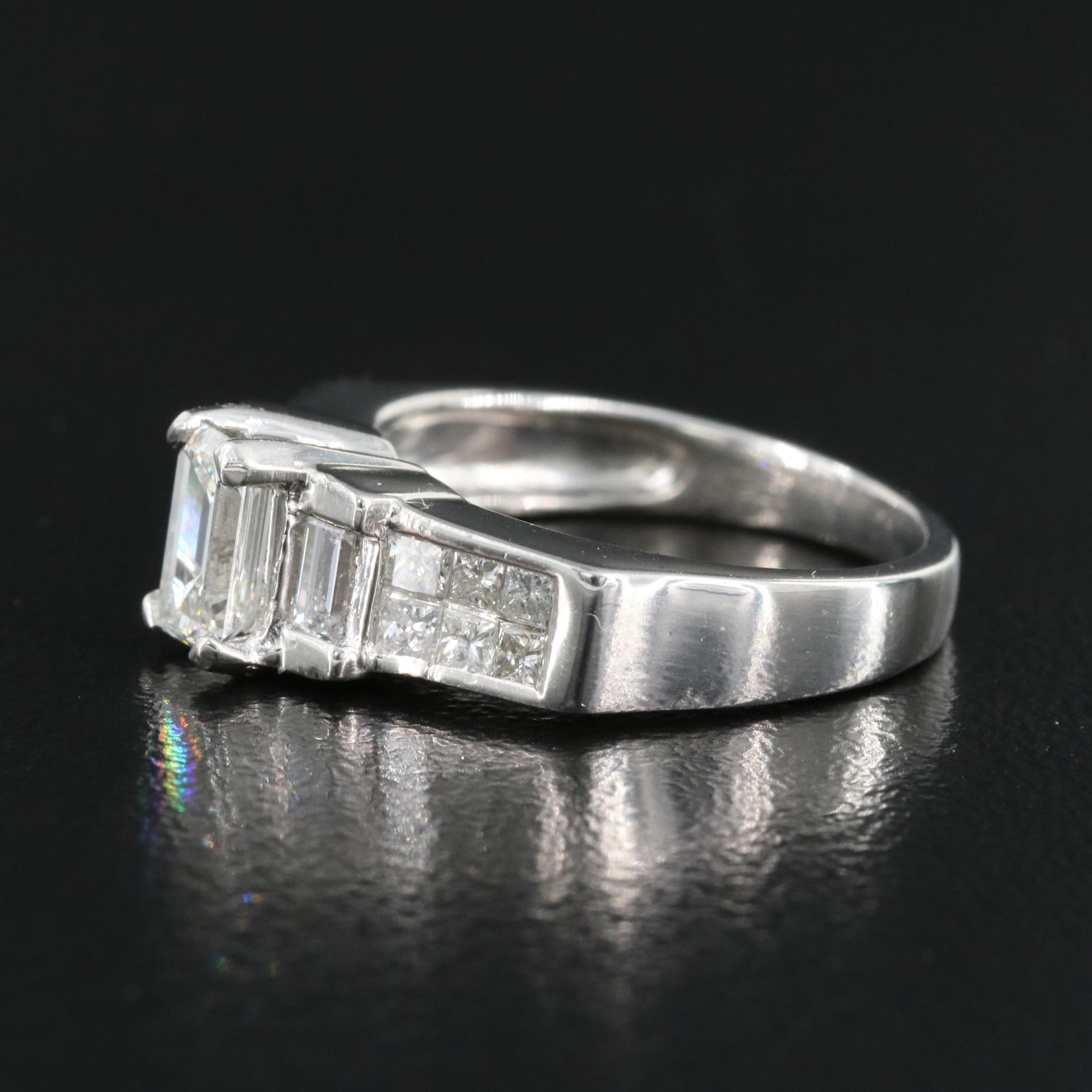 Platinum 1.29 CTW Diamond Ring