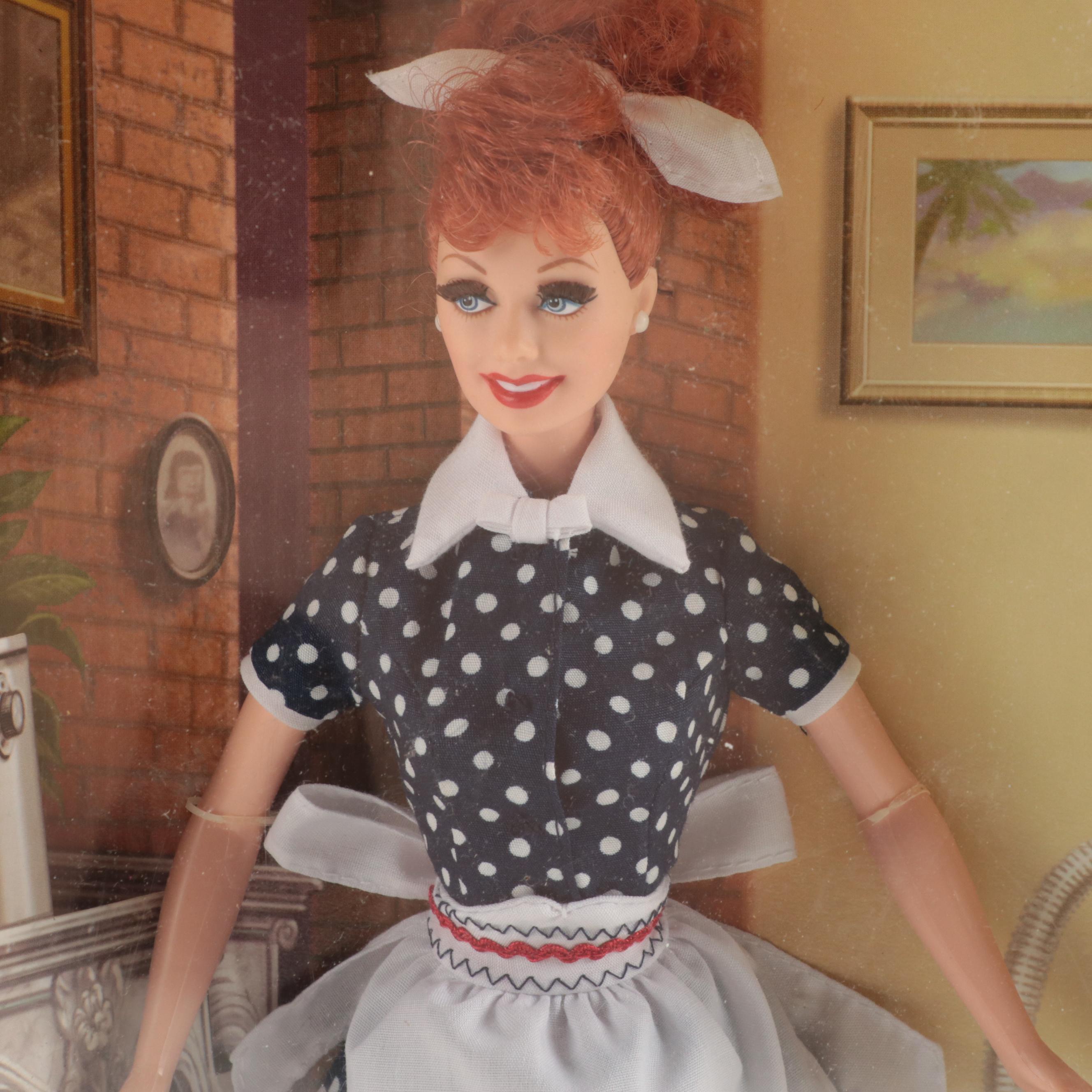 Mattel "I Love Lucy" Dolls with Cassettes and Ornaments