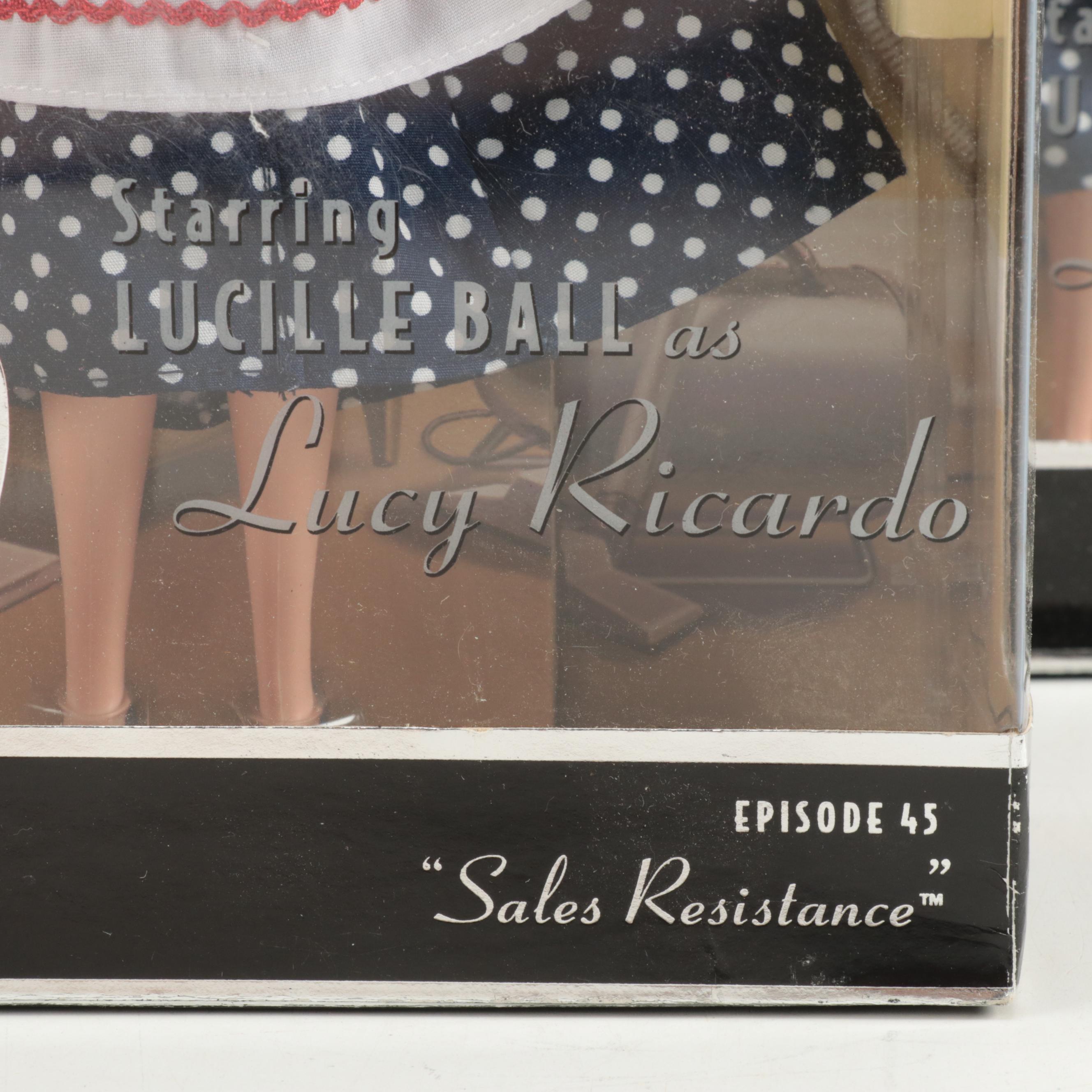 Mattel "I Love Lucy" Dolls with Cassettes and Ornaments