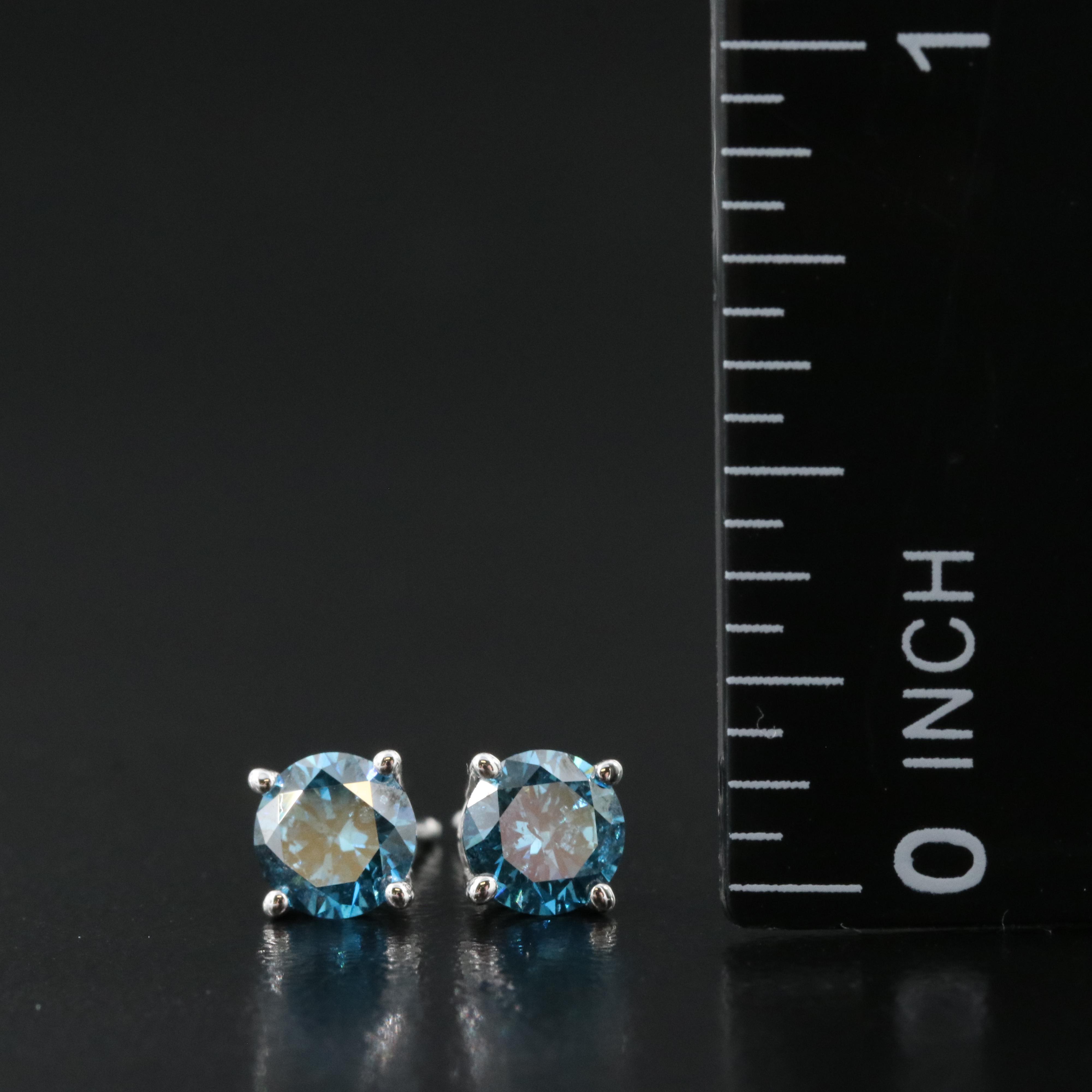 14K 0.94 CTW Diamond Stud Earrings