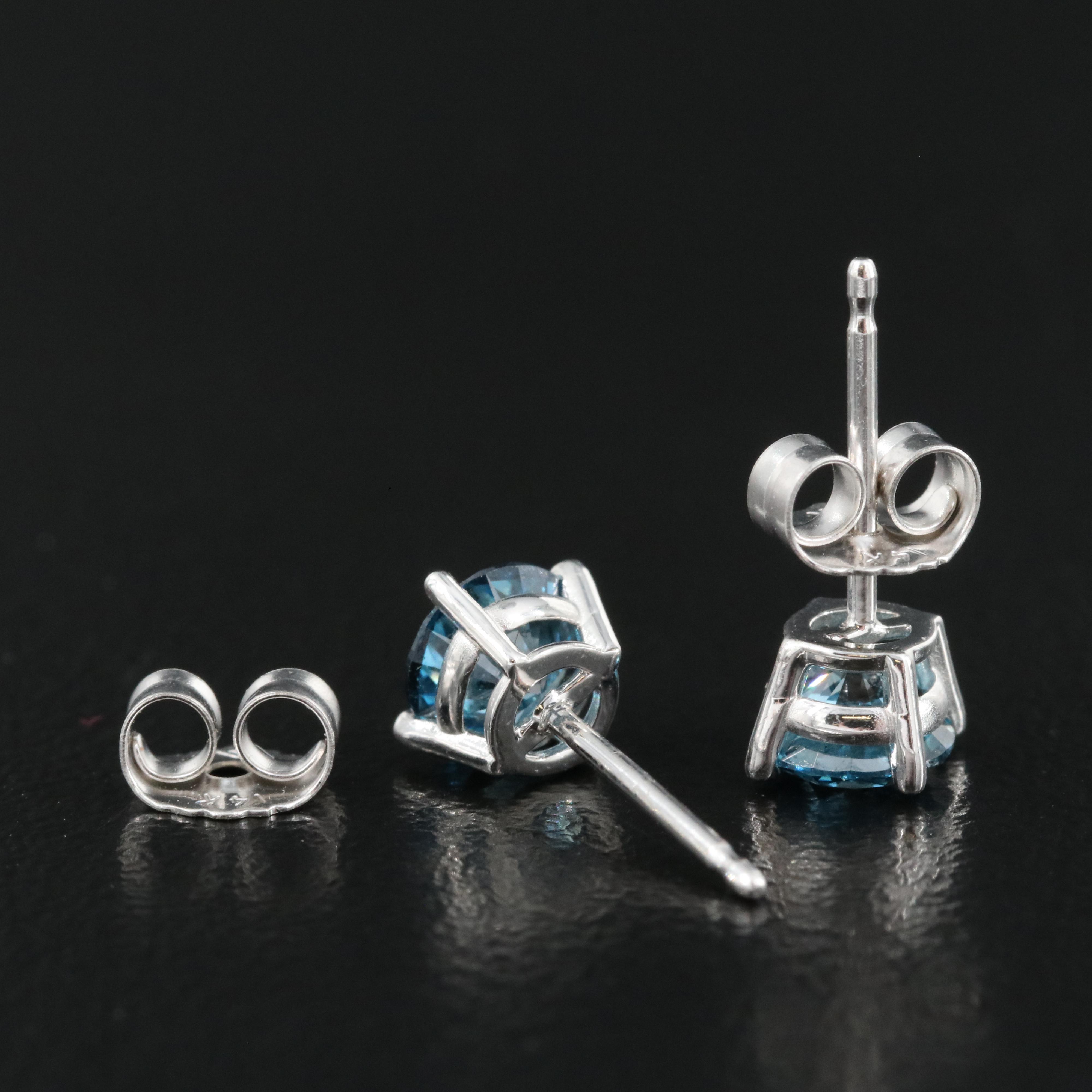 14K 0.94 CTW Diamond Stud Earrings