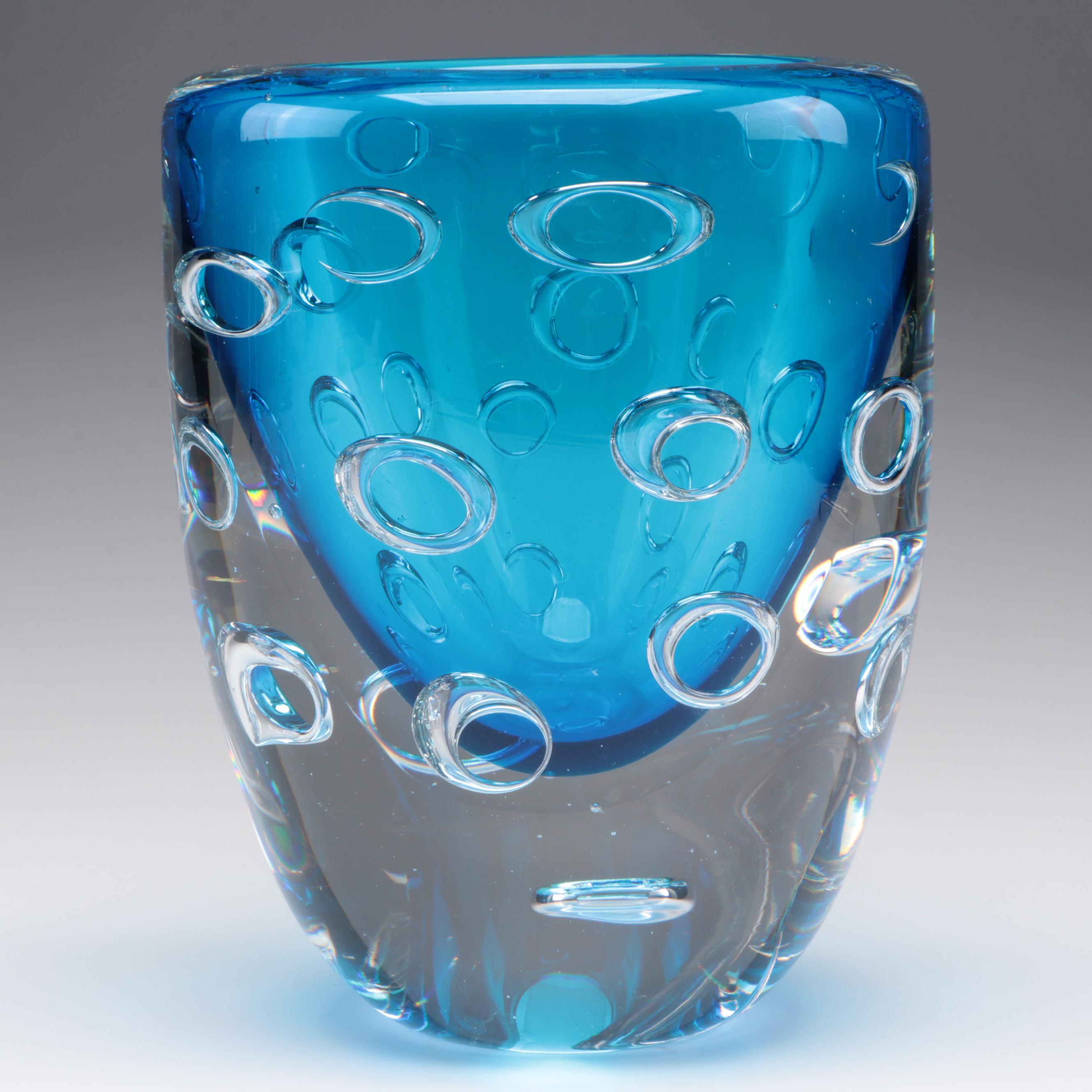 Cyan Design "Bristol" Sommerso Glass Vase