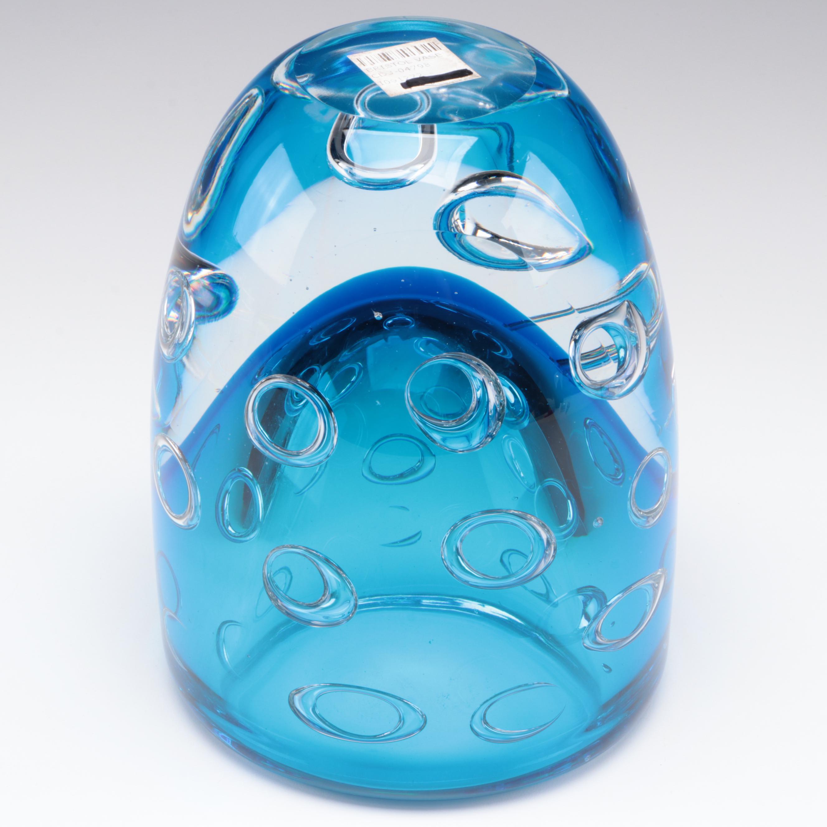 Cyan Design "Bristol" Sommerso Glass Vase