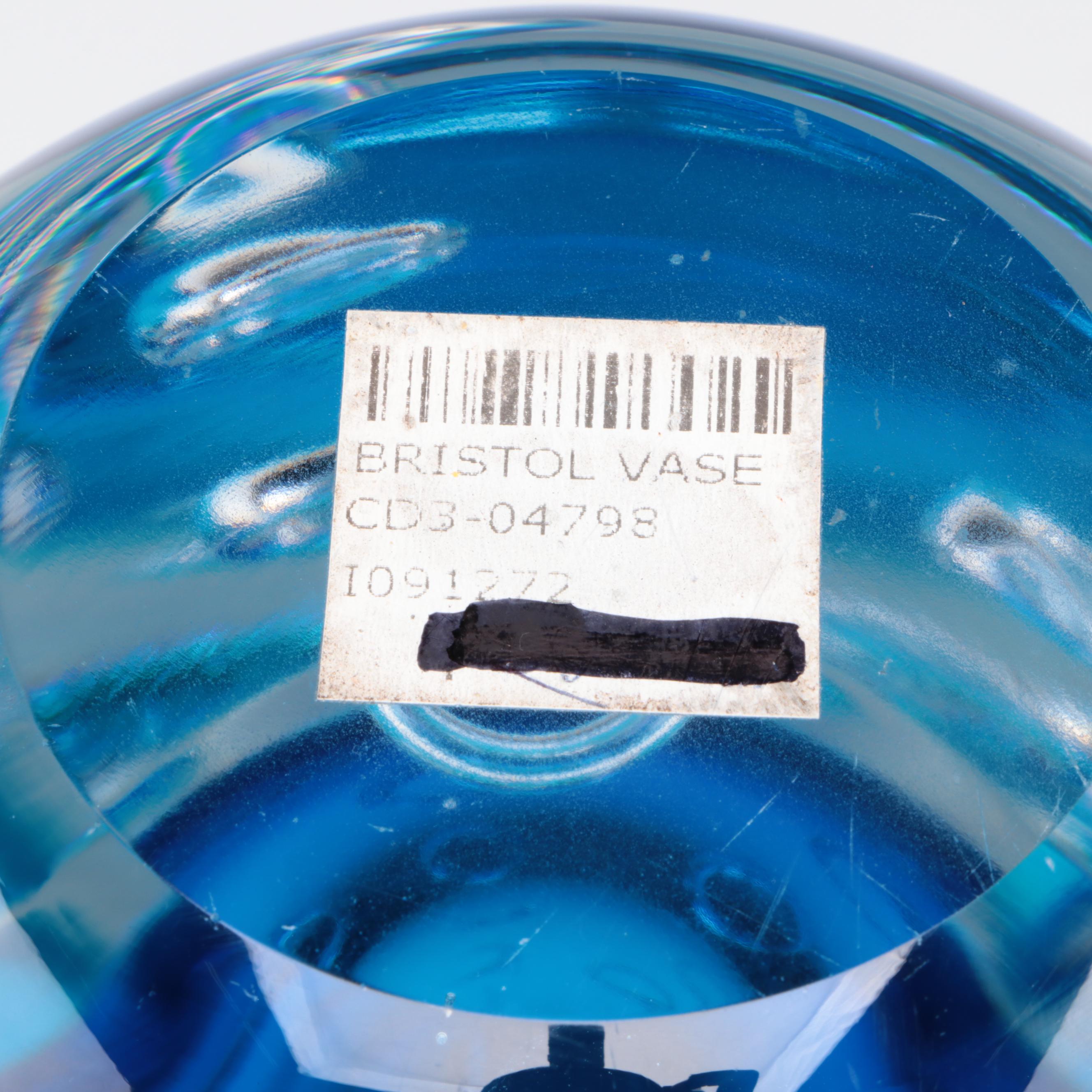 Cyan Design "Bristol" Sommerso Glass Vase