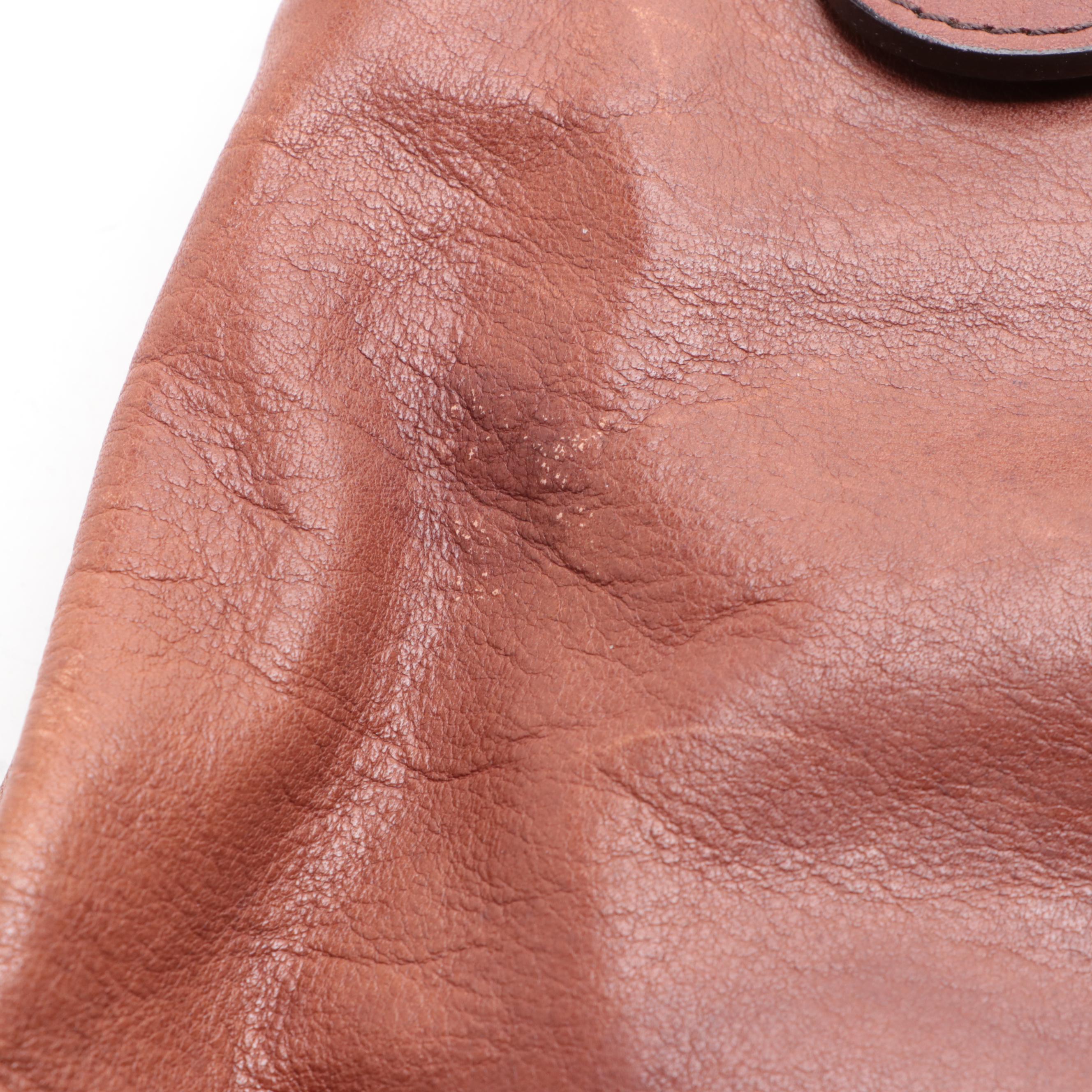 Chloé Tote Bag in Smooth Brown Leather